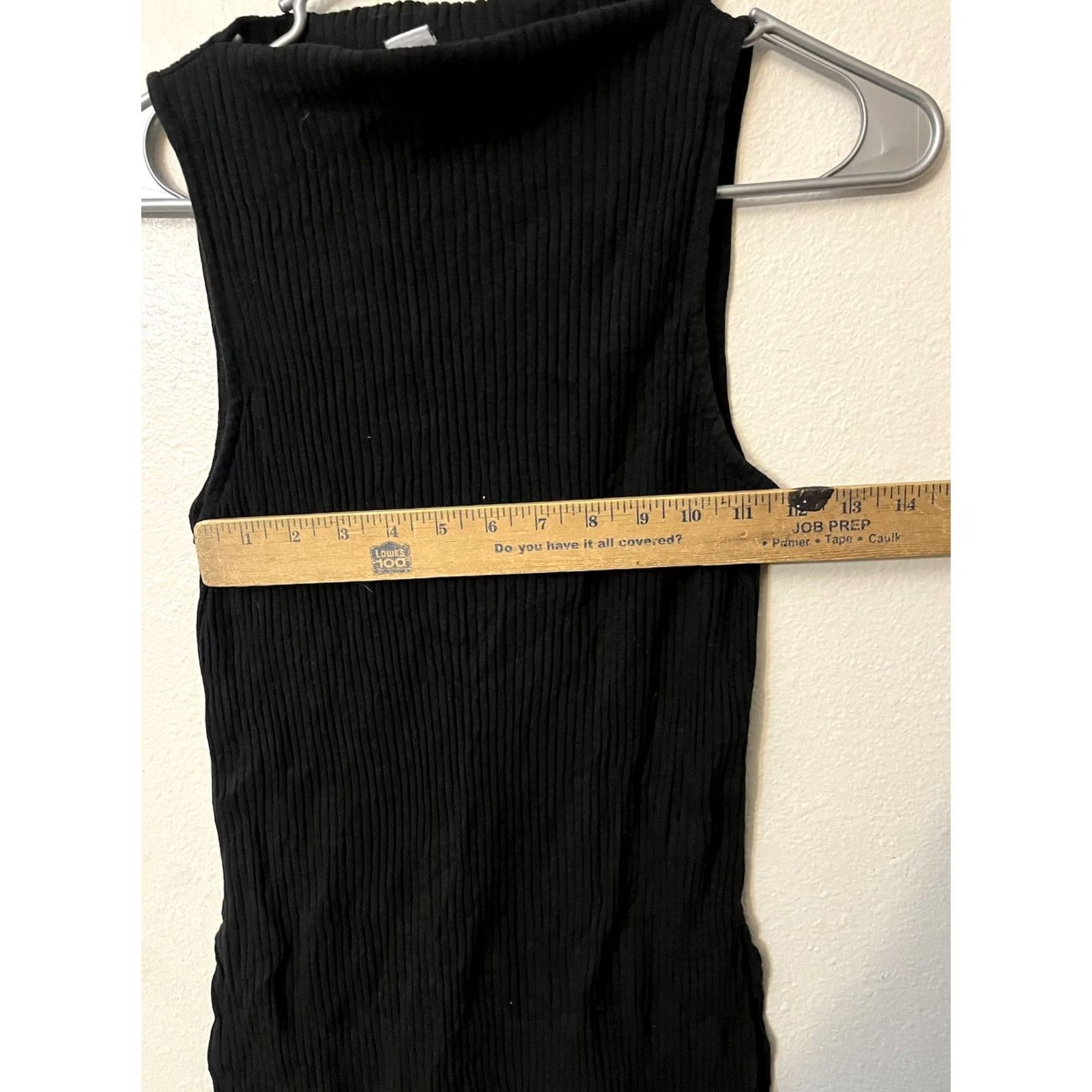 Old Navy Old Navy Tank Top Shirt Women Black Cotton Slim M Medium Round Neck Sleeveless Portable Ribbed Size M / US 6-8 / IT 42-44 - 5 Thumbnail