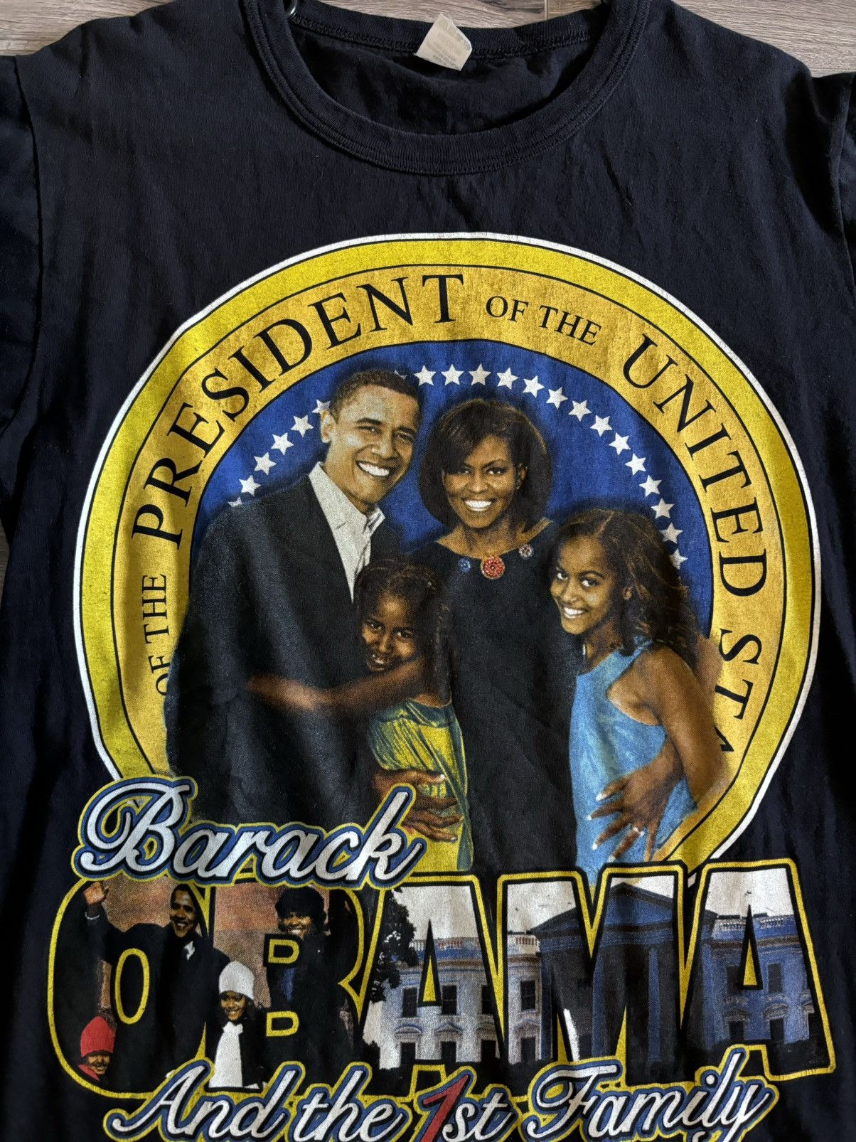 Vintage Vintage Barack Obama Graphic Tee 2008 Size US S / EU 44-46 / 1 - 2 Thumbnail
