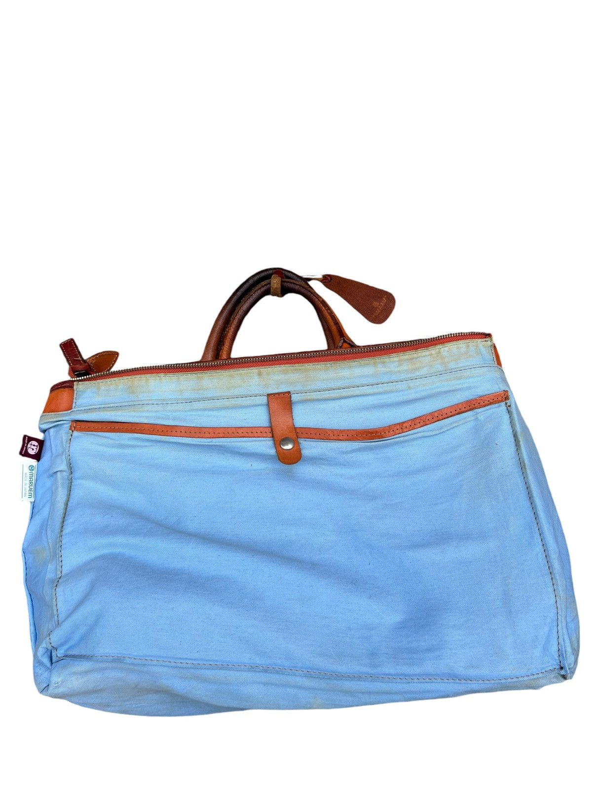 Leather Deux Moncx Artisan Made Japan Distress Patina Leather Bag Size ONE SIZE - 19 Thumbnail