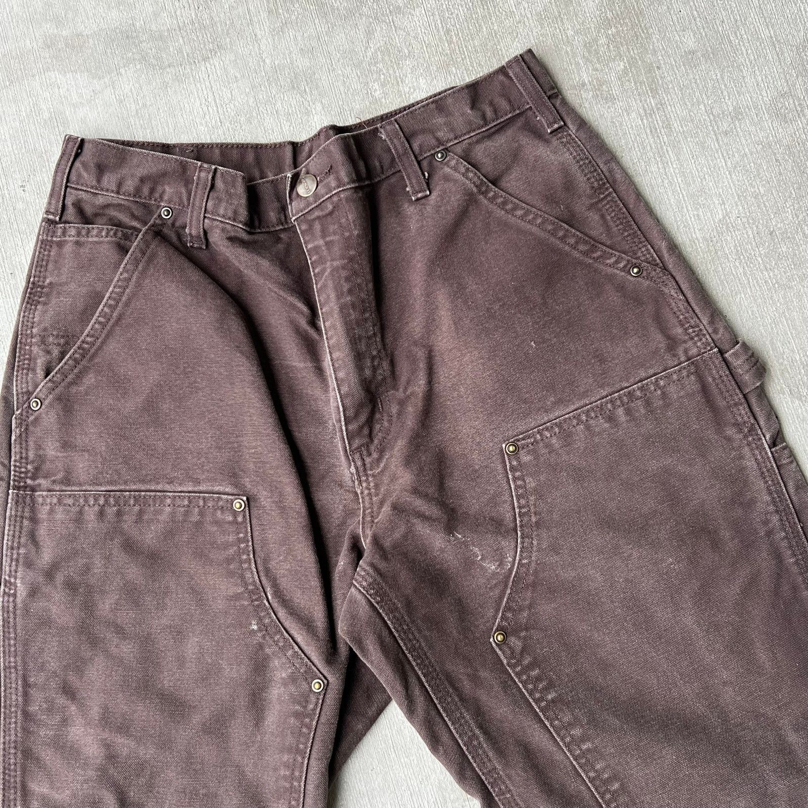 Carhartt × Vintage Carhartt brown double knee work wear carpenter pants Size US 31 - 8 Thumbnail