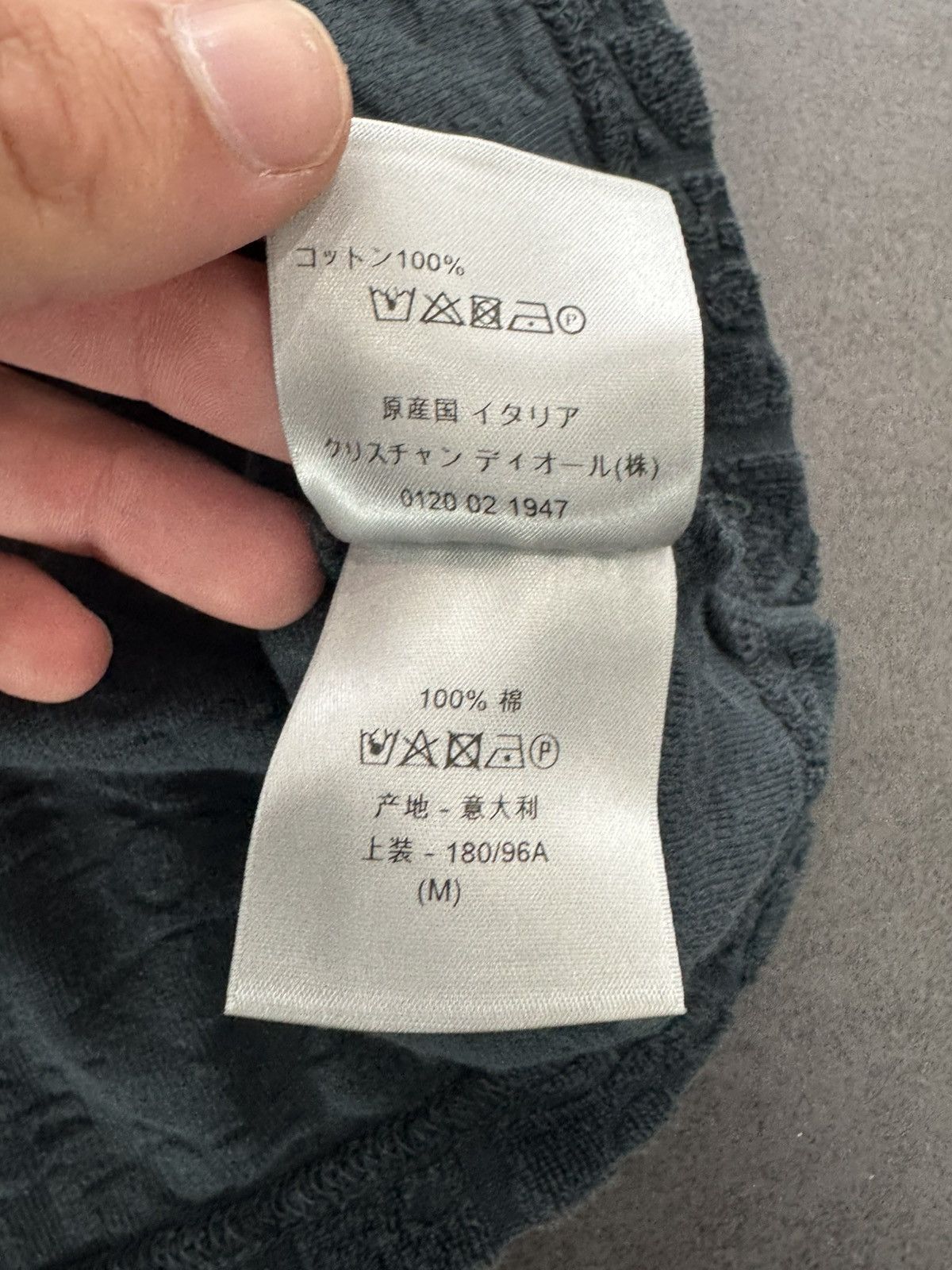 Dior Dior towel short sleeve tee Size US M / EU 48-50 / 2 - 4 Thumbnail