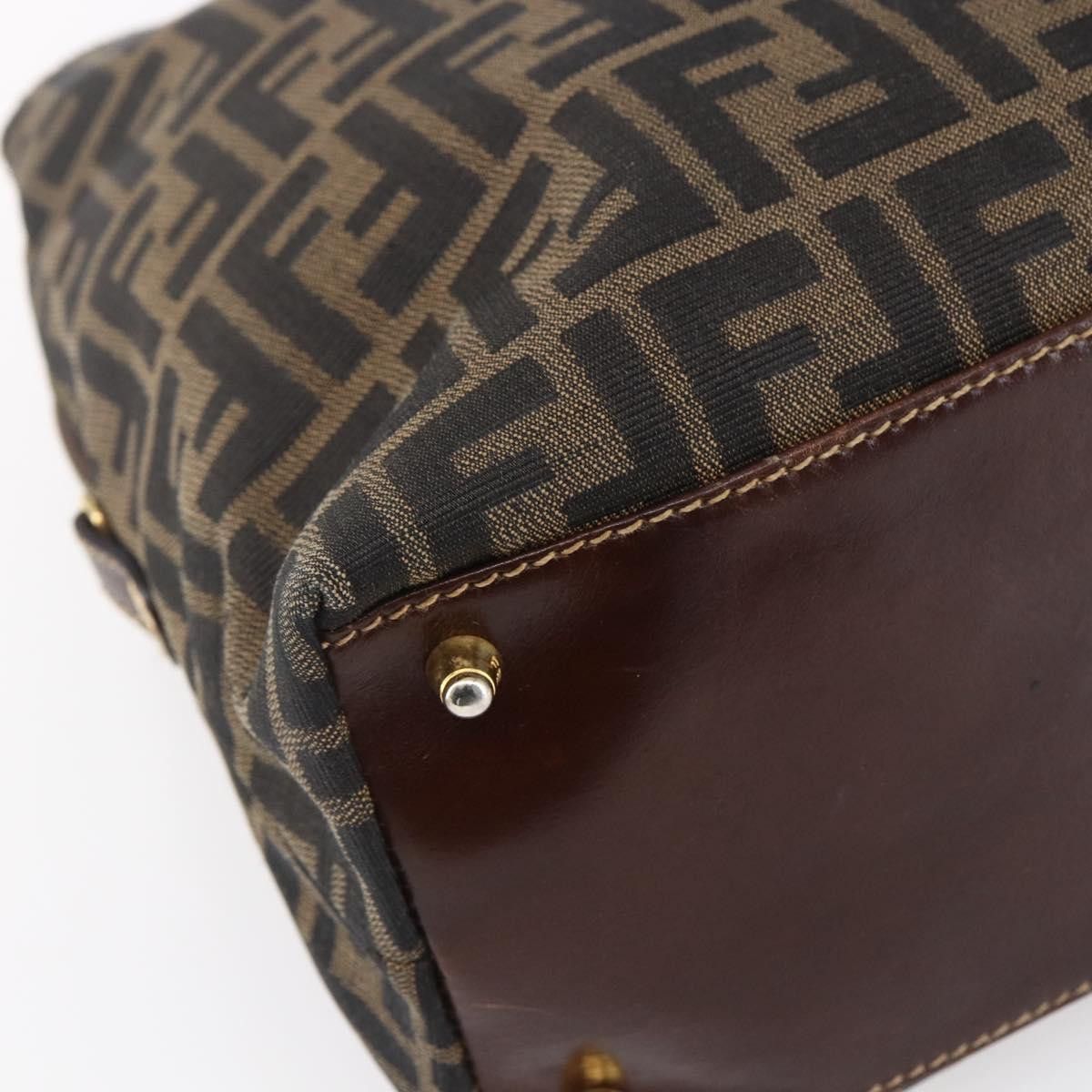 Fendi FENDI Zucca Canvas Mamma Baguette Hand Bag Black Brown Size ONE SIZE - 16 Thumbnail