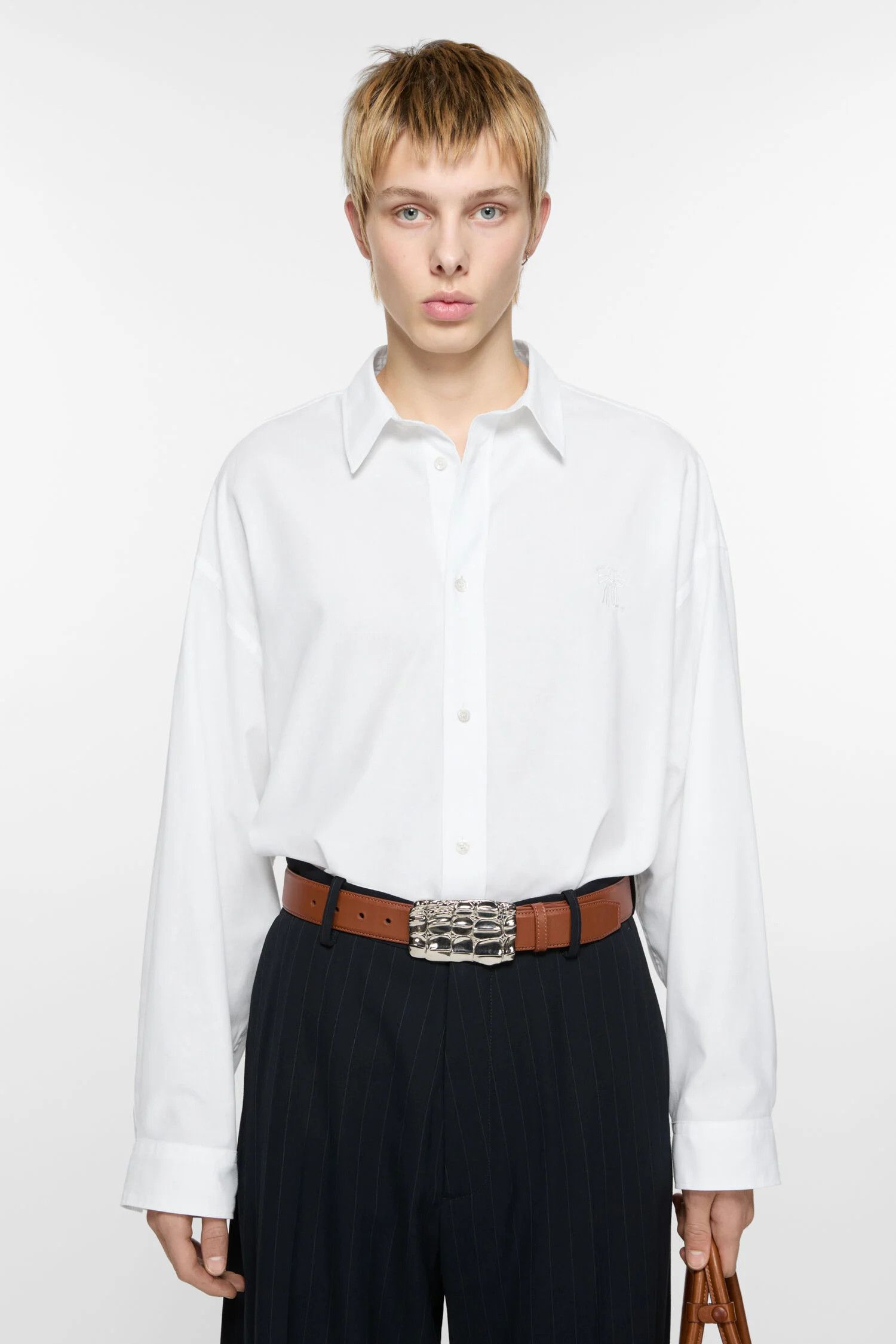 Acne Studios (Clean Out) 80% Sale, Acne Studio Oversized Oxford shirt XL Size US XL / EU 56 / 4 - 2 Thumbnail