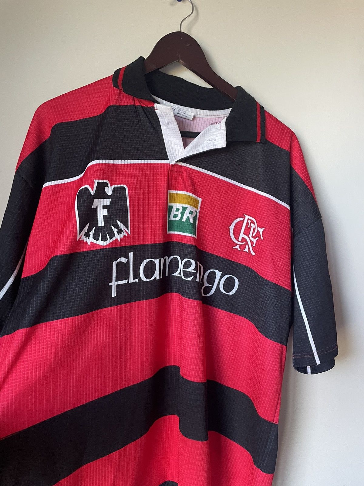 Vintage Vintage flamengo br sport Brazil futbol jersey Size US XL / EU 56 / 4 - 2 Thumbnail