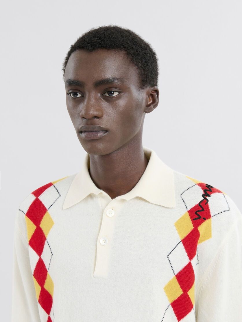 Marni o1f1d3z0326 Long Sleeve Polo Shirt in Multicolor Size US S / EU 44-46 / 1 - 4 Thumbnail