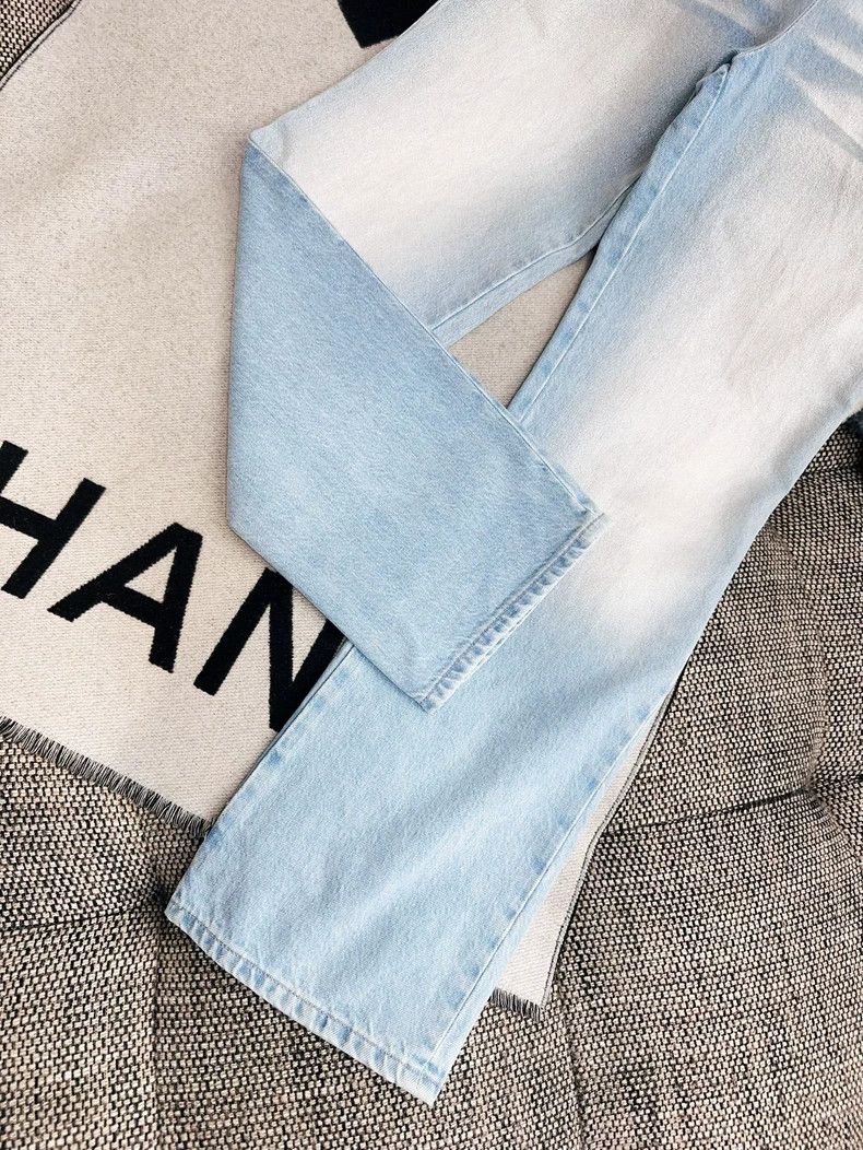 Chanel Chanel Beach series blue silver buckle jeans Size 42" / US 20 - 8 Thumbnail