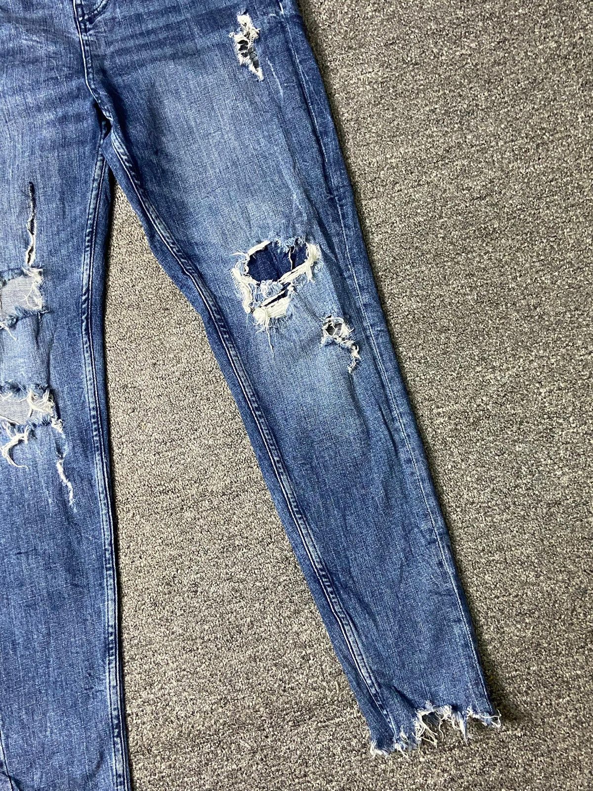 Japanese Brand × Vintage × Zara ZARA MAN DENIMWEAR Ripped Jeans (131) Size US 31 - 9 Thumbnail