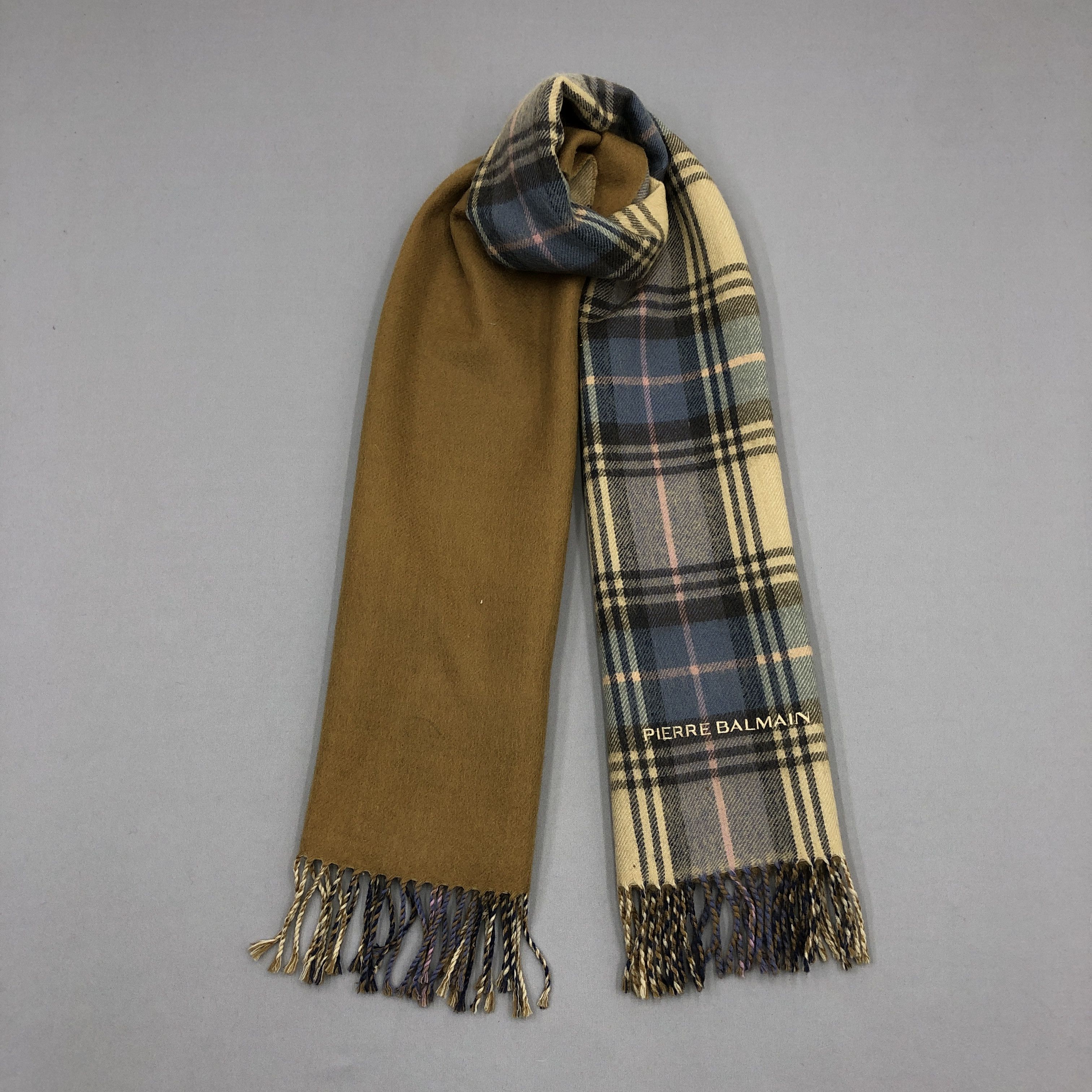 Vintage Pierre Balmain Scarf Muffler Wool Cashmere Scarves