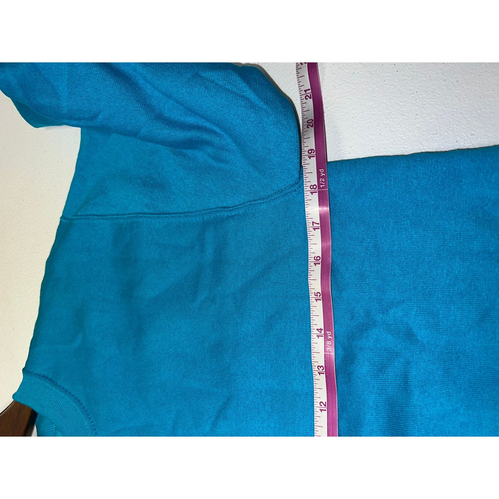 Jerzees Vintage Blue Blank Sweatshirt Jerzees Crewneck VTG 90s M Size US M / EU 48-50 / 2 - 10 Thumbnail