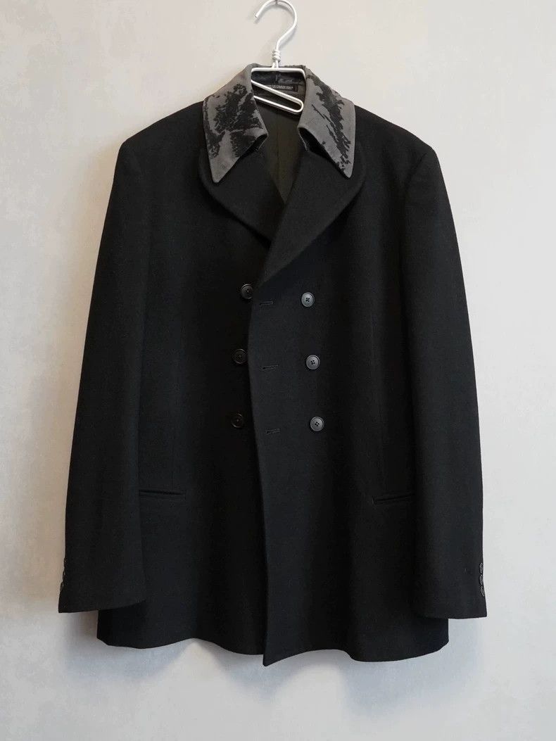 Yohji Yamamoto Yohji Yamamoto 01AW double-breasted velvet collar jacket-25 Size US L / EU 52-54 / 3 - 1 Thumbnail