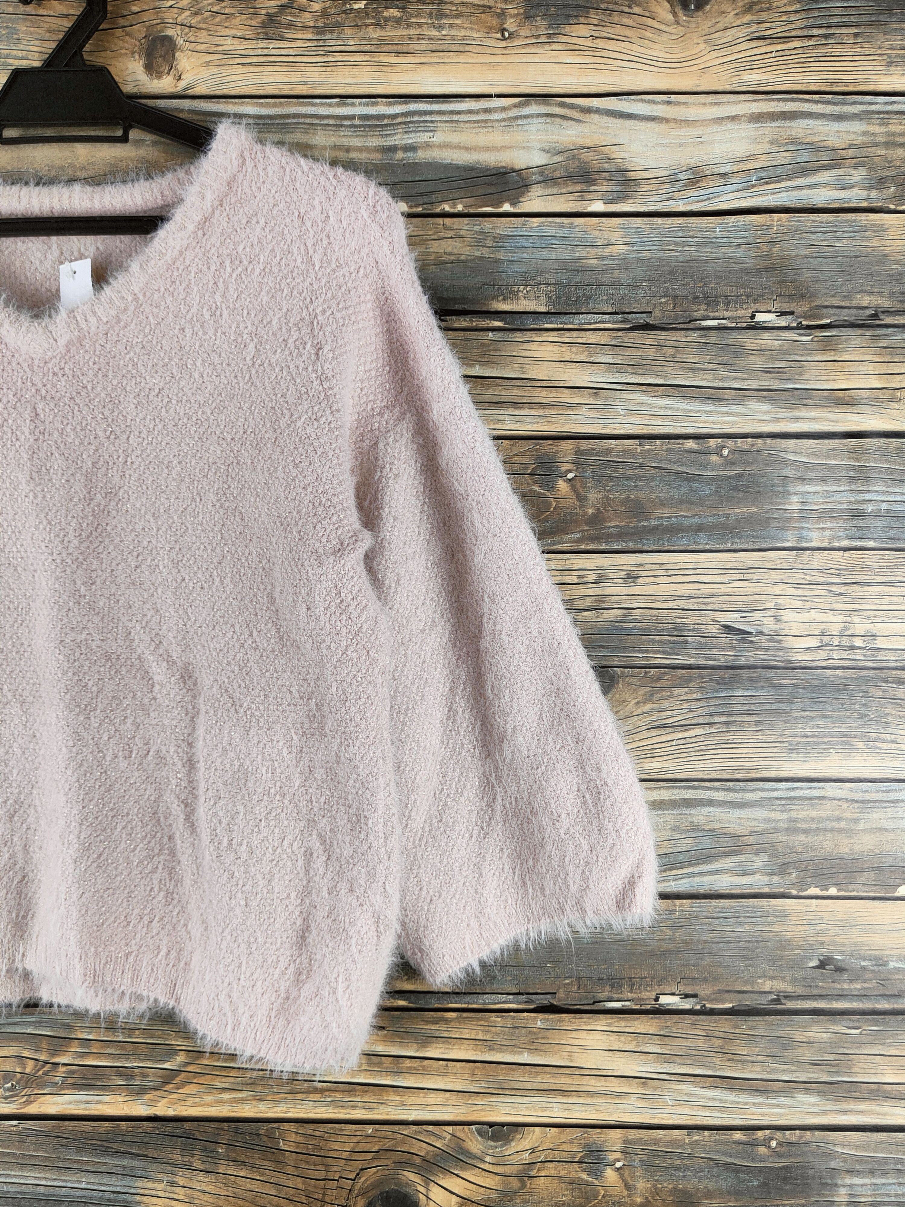 Japanese Brand DL Persodea Peach Fur Mohair Knitwear #46-482 Size M / US 6-8 / IT 42-44 - 5 Thumbnail