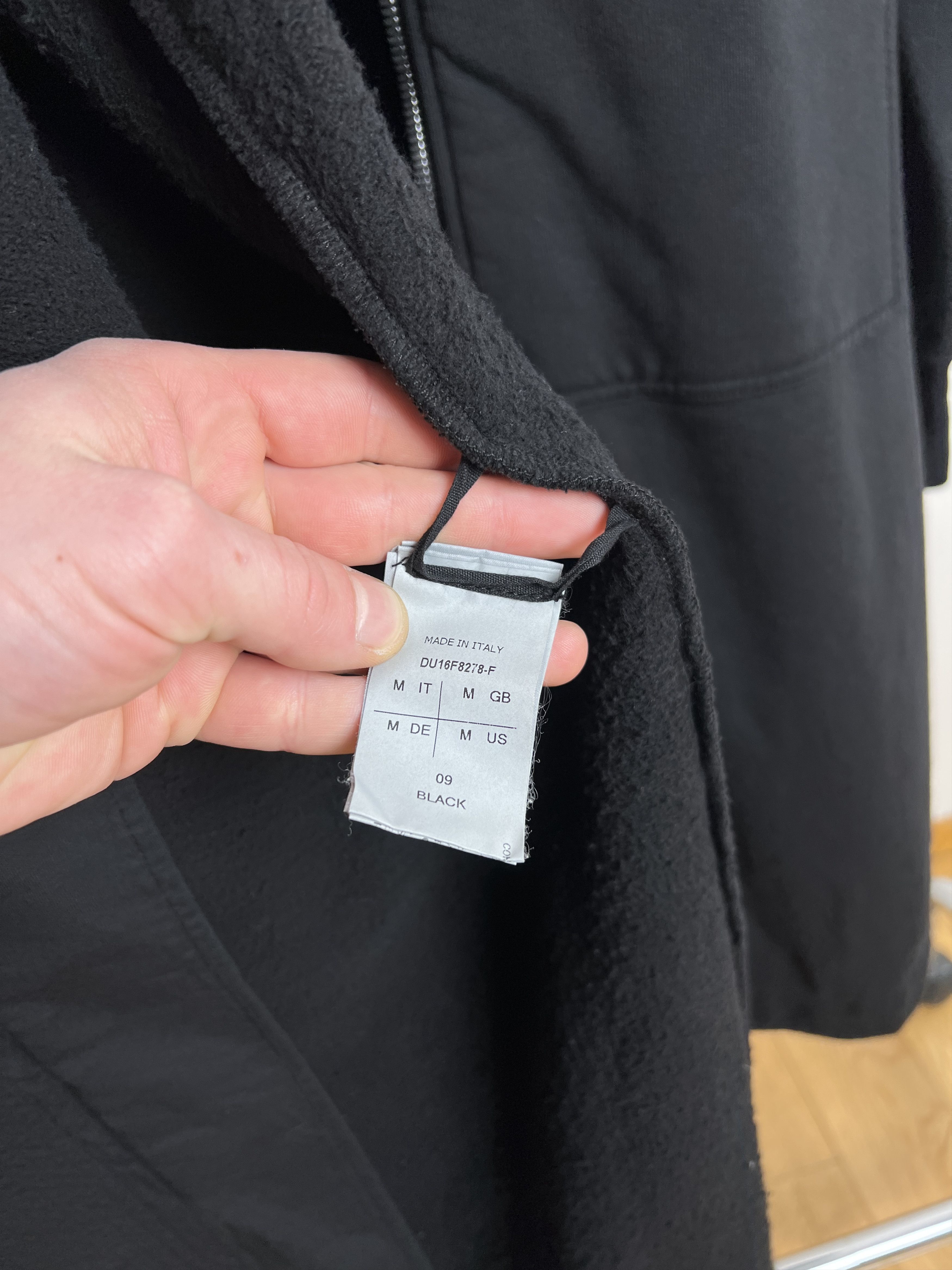 Rick Owens LONG COTTON ZIPPED JACKET Size US M / EU 48-50 / 2 - 22 Thumbnail
