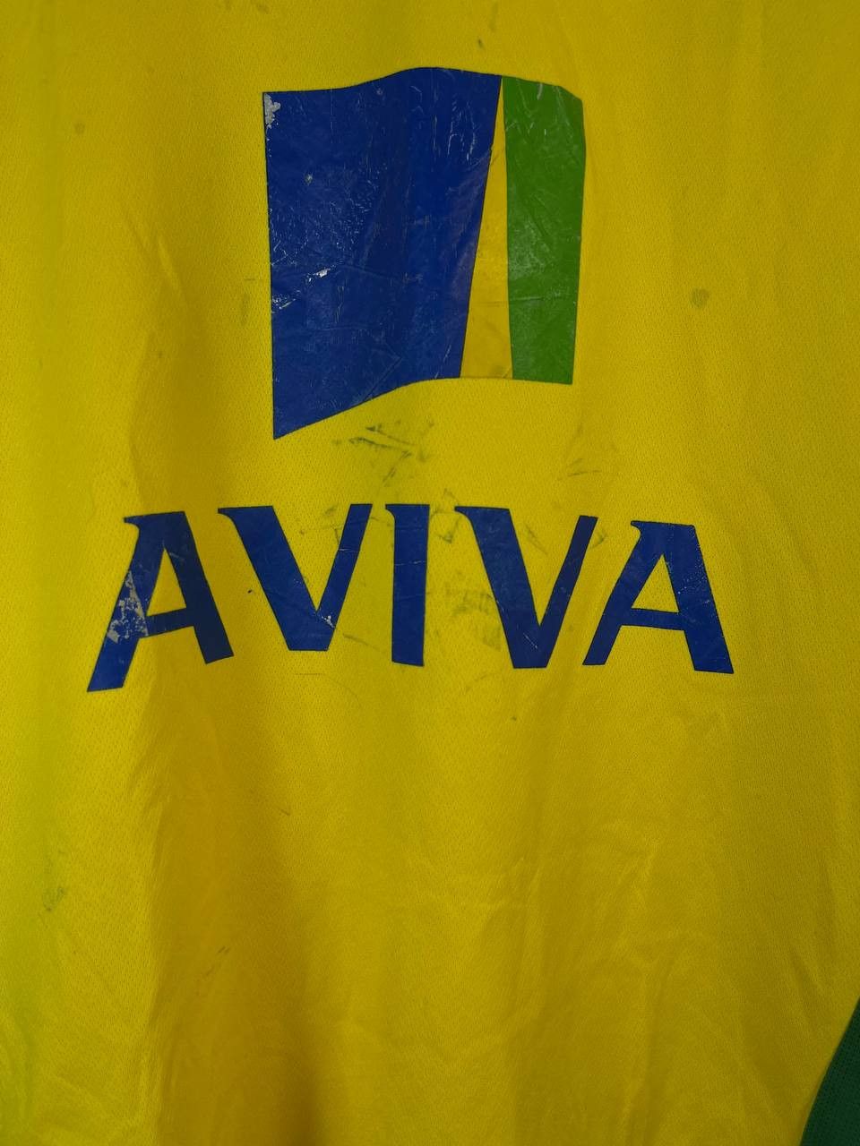 Errea NORWICH CITY 2012 2013 HOME SHIRT JERSEY ERREA AVIVA SIZE XL Size US XL / EU 56 / 4 - 2 Thumbnail