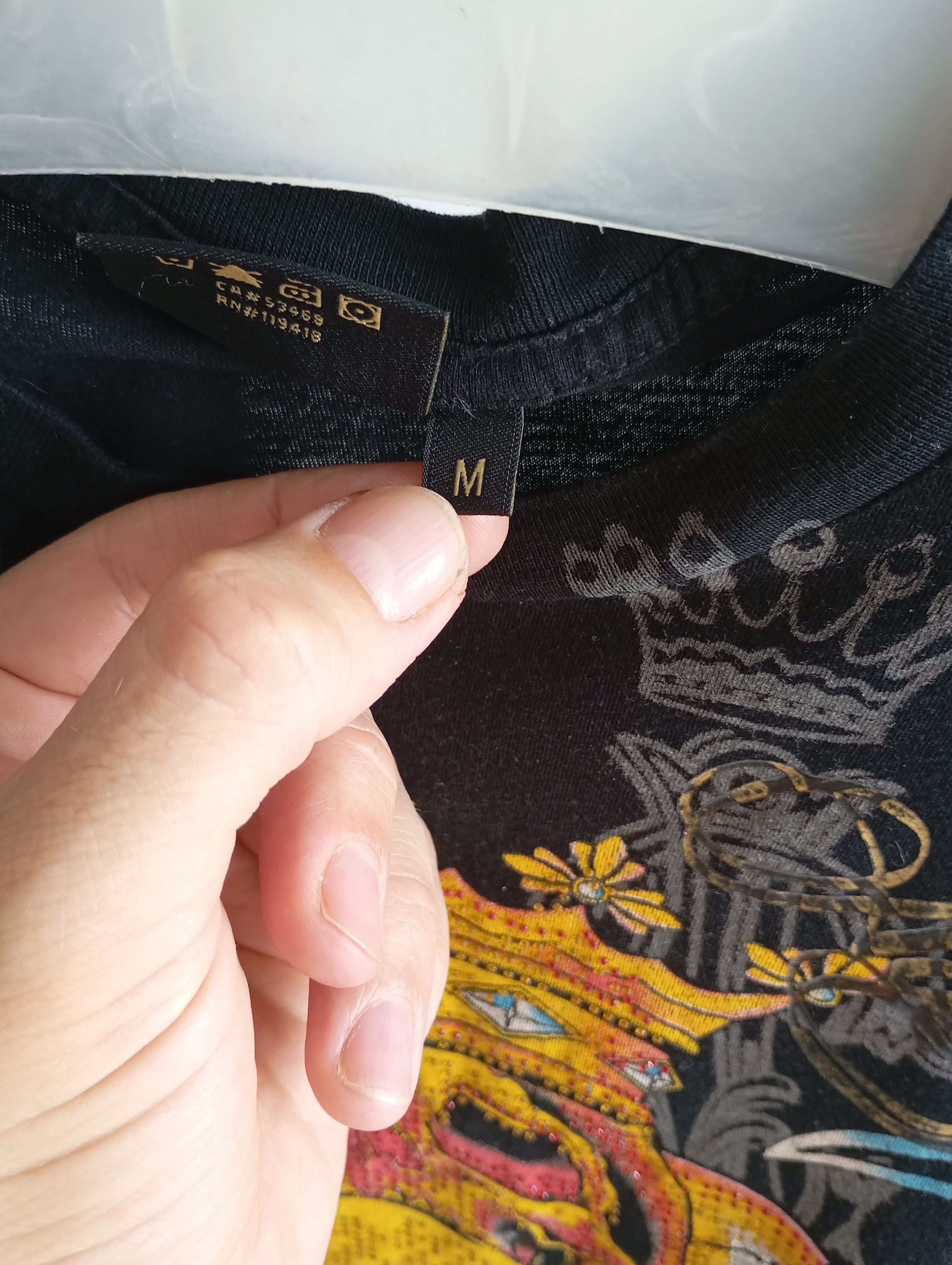 Christian Audigier Vintage Christian Audigier “Crystal Scull” T-Shirt Size US M / EU 48-50 / 2 - 4 Thumbnail