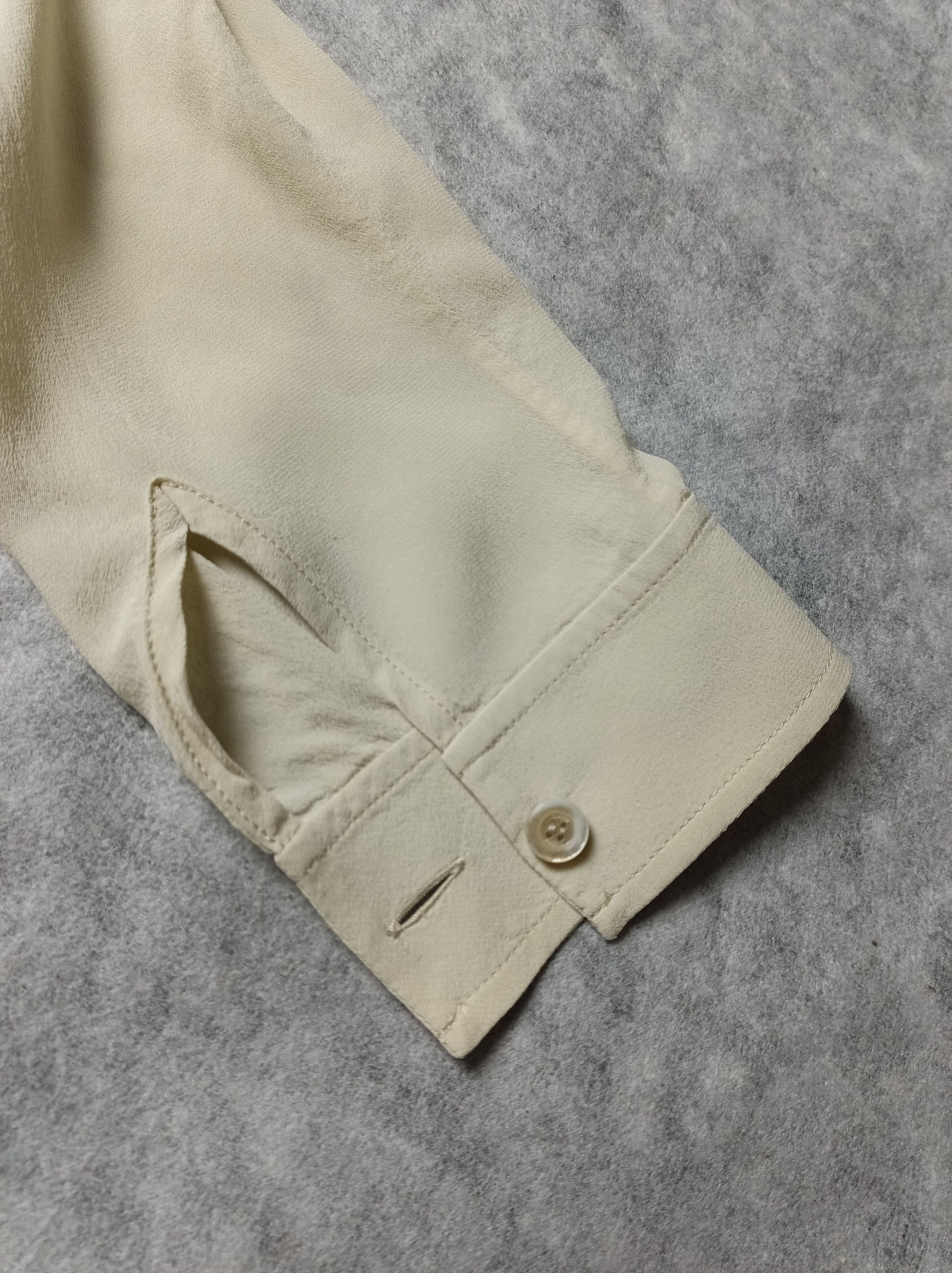 Gucci Gucci Ivory Silk Blouse Embroidered Flower EU 38 Size S / US 4 / IT 40 - 7 Thumbnail