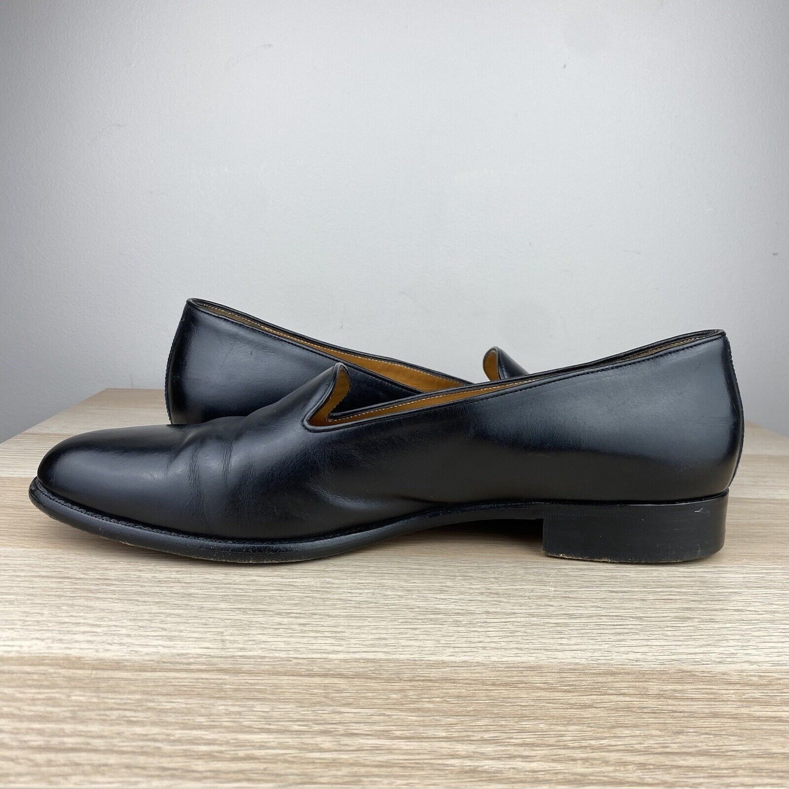 Polo Ralph Lauren Polo Ralph Lauren Tuxedo Opera Loafers 11.5D Black Leather Size US 11.5 / EU 44-45 - 6 Thumbnail