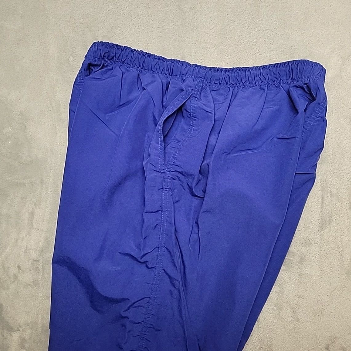 Lands' End VINTAGE Lands' End Track Pants Womens 20 Blue Windbreaker Jogger Pants Wind Resistant Nylon USA Y2K Mens Womens Size 42" / US 20 - 4 Thumbnail