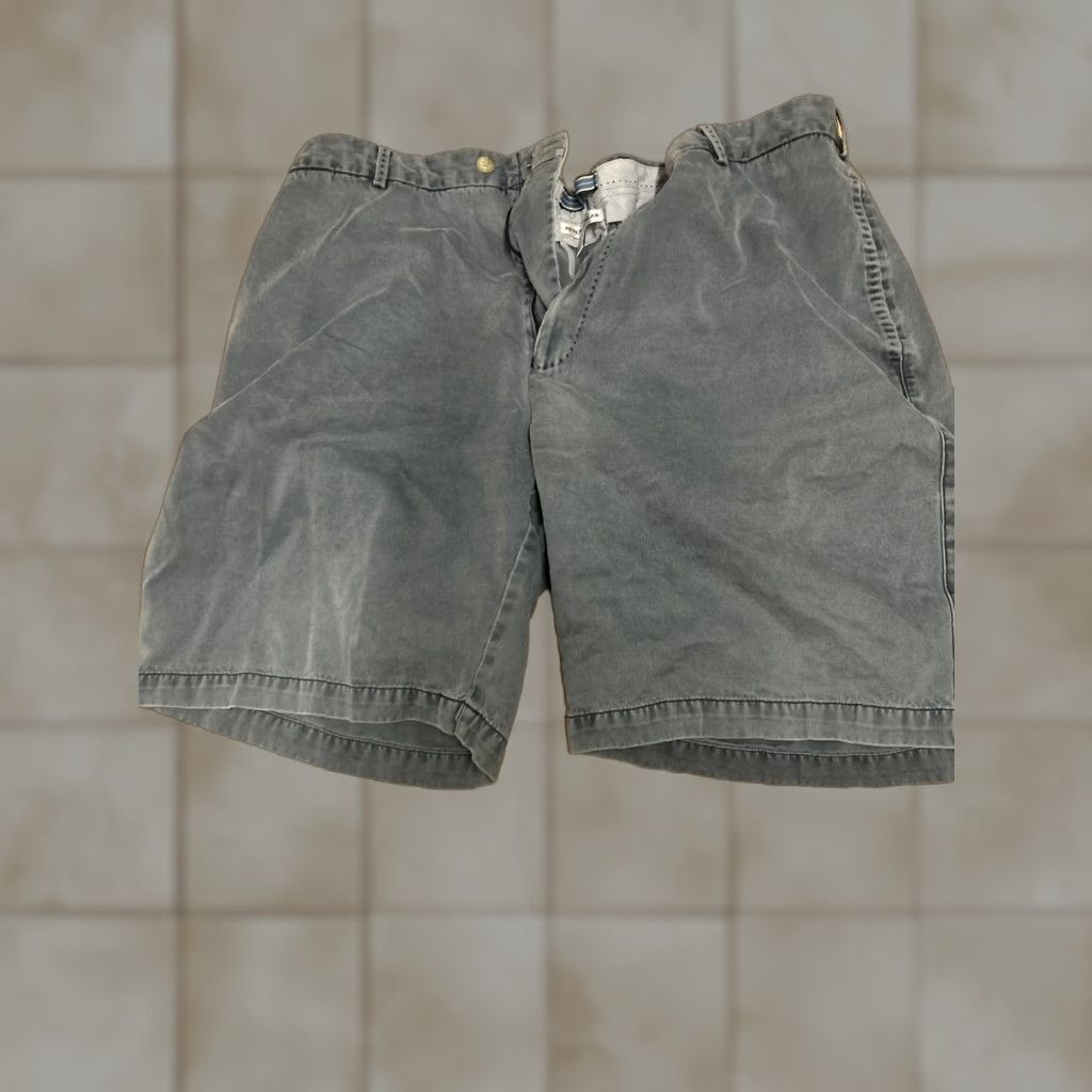 Peter Millar Peter Millar Distressed Blue Khaki Chino Shorts 40 Cotton EUC Mens Shorts Size 40 Regular Blue Distressed Chino Peter Millar EUC Size US 40 / EU 56 - 1 Thumbnail