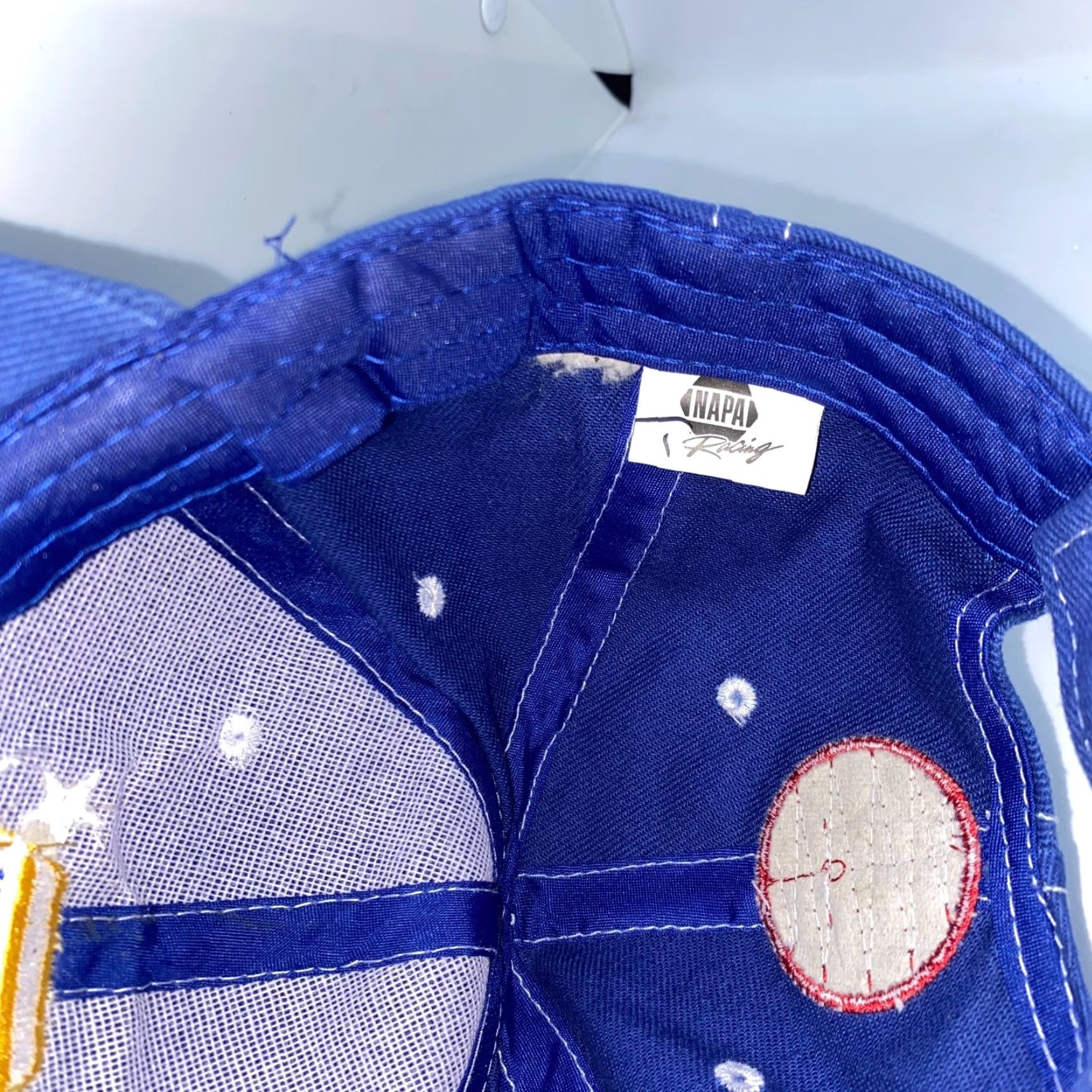 NASCAR NAPA Racing NASCAR Ron Capps Chase Elliot Blue Intrepid Fund Strapback Hat Size ONE SIZE - 6 Thumbnail