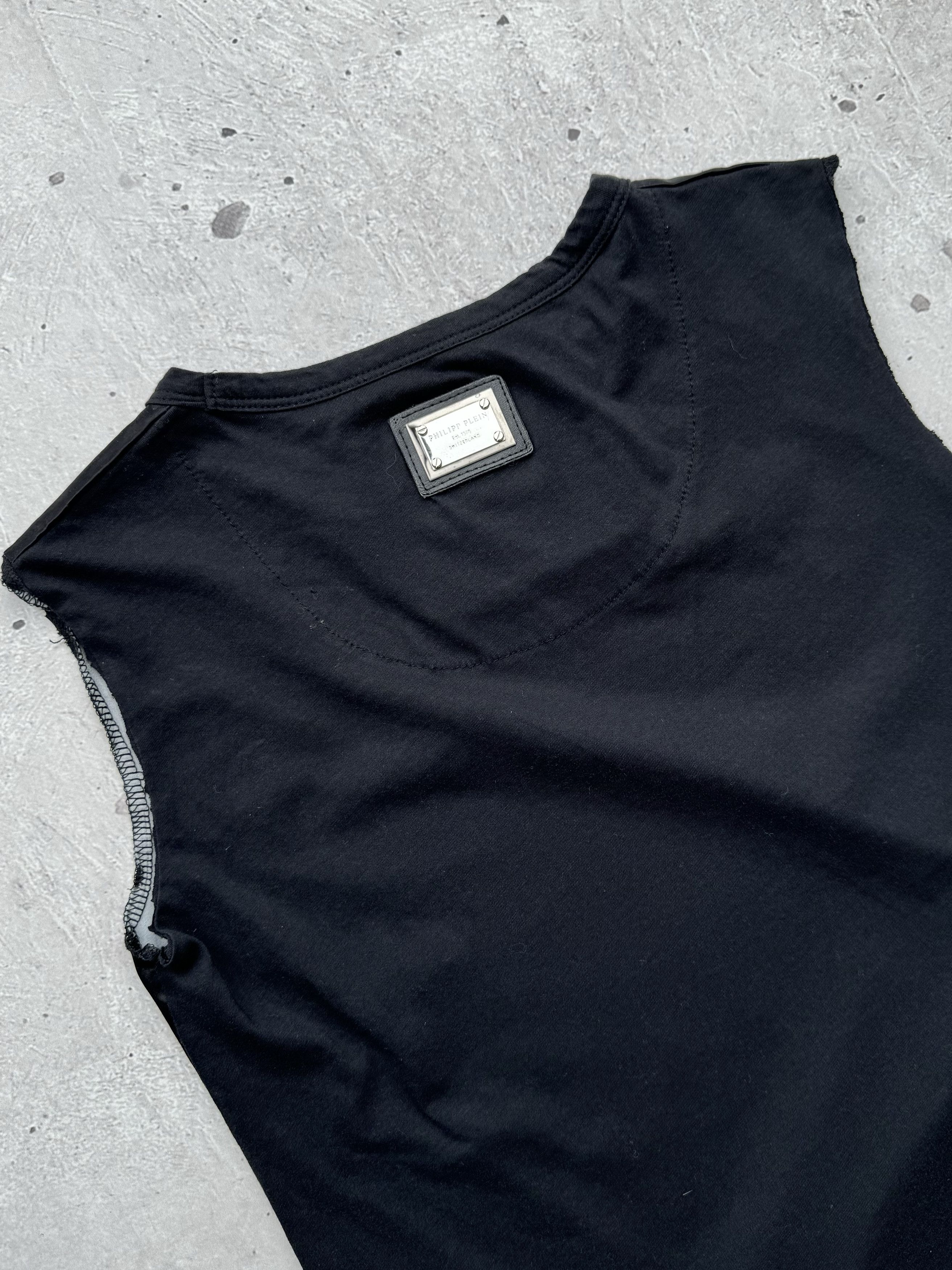 Philipp Plein × Vintage Philipp Plein Vintage Printed Tank Top Size S / US 4 / IT 40 - 8 Thumbnail