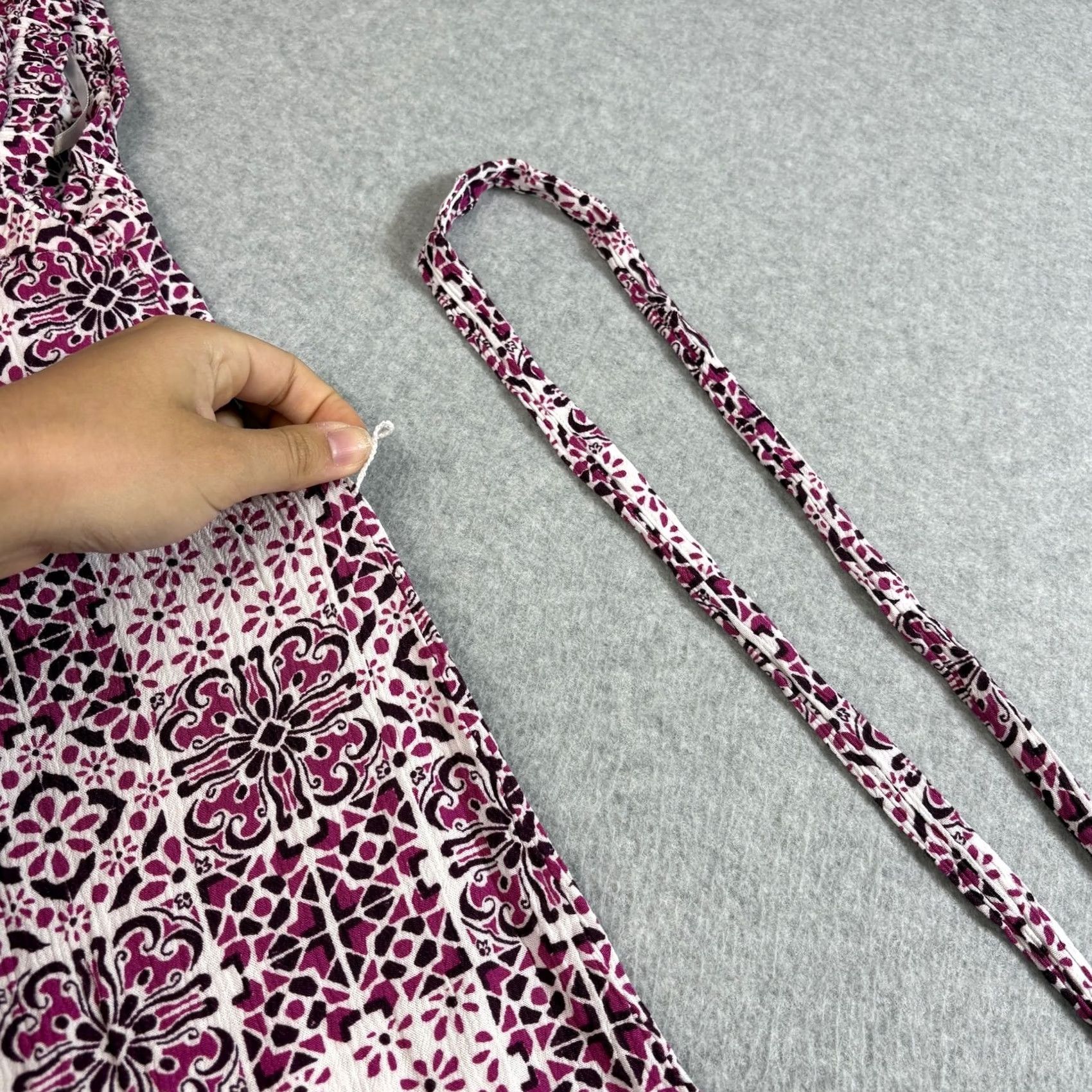 Loft LOFT Dress Midi Pink Large Peasant Off Shoulder Boho Lightweight Coastal Womens Size L / US 10 / IT 46 - 7 Thumbnail