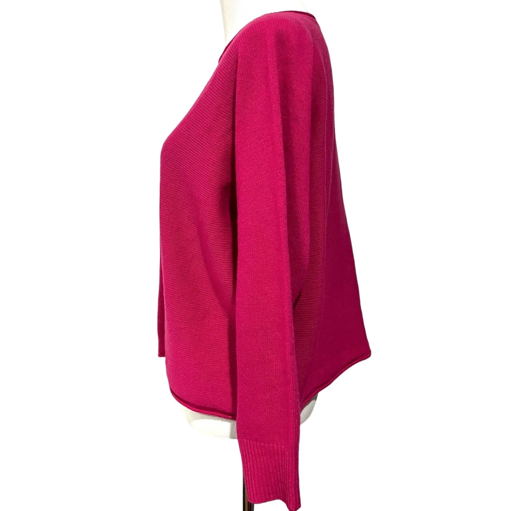 Vintage Bianco & Blu Sweater Women’s Wool Blend Pink Pullover Small Made in Italy Size S Size S / US 4 / IT 40 - 4 Thumbnail