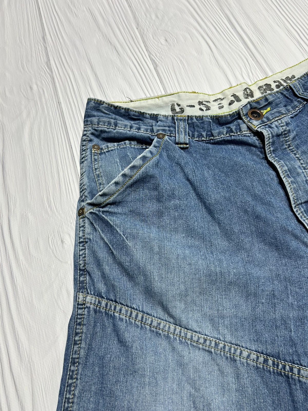 G-Star Vintage Y2K G-Star Raw 96 Embroidered Logo Denim Pants Size US 34 / EU 50 - 11 Thumbnail