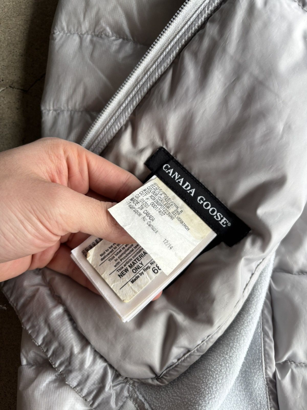 Canada Goose × Vintage Crazy Canada Goose Hybridge Lite Lightweight Puffer Jacket Size XXS / US 00 / IT 34 - 11 Thumbnail