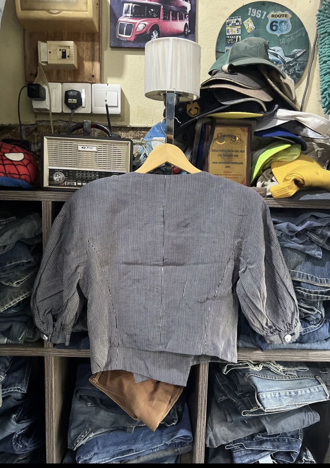 Christian Dior Monsieur 🔥Vintage Christian Dior Button Up Cropped Shirt Size S / US 4 / IT 40 - 2 Thumbnail