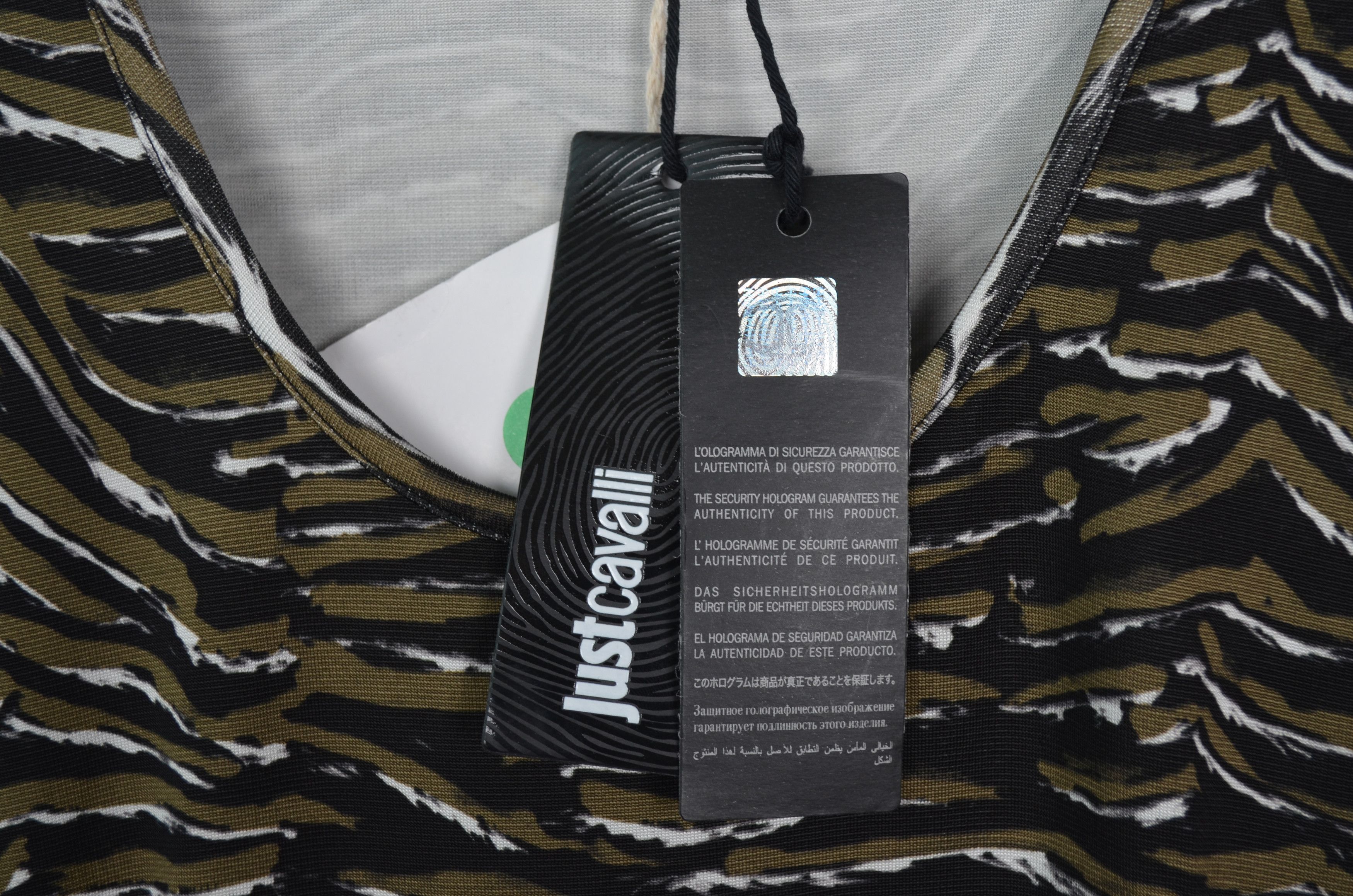Just Cavalli × Roberto Cavalli Just Cavalli 3/4 Sleeve Fitted Stretch Dress Zebra Print 44 Size M / US 6-8 / IT 42-44 - 12 Thumbnail