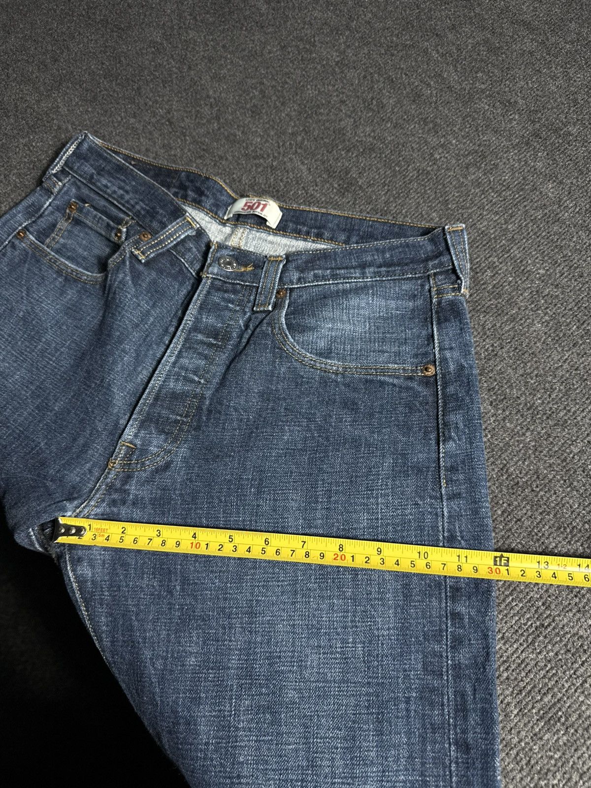 Levi's 00s Vintage Levi's 501 Western USA Straight Button Jeans Size US 32 / EU 48 - 20 Thumbnail