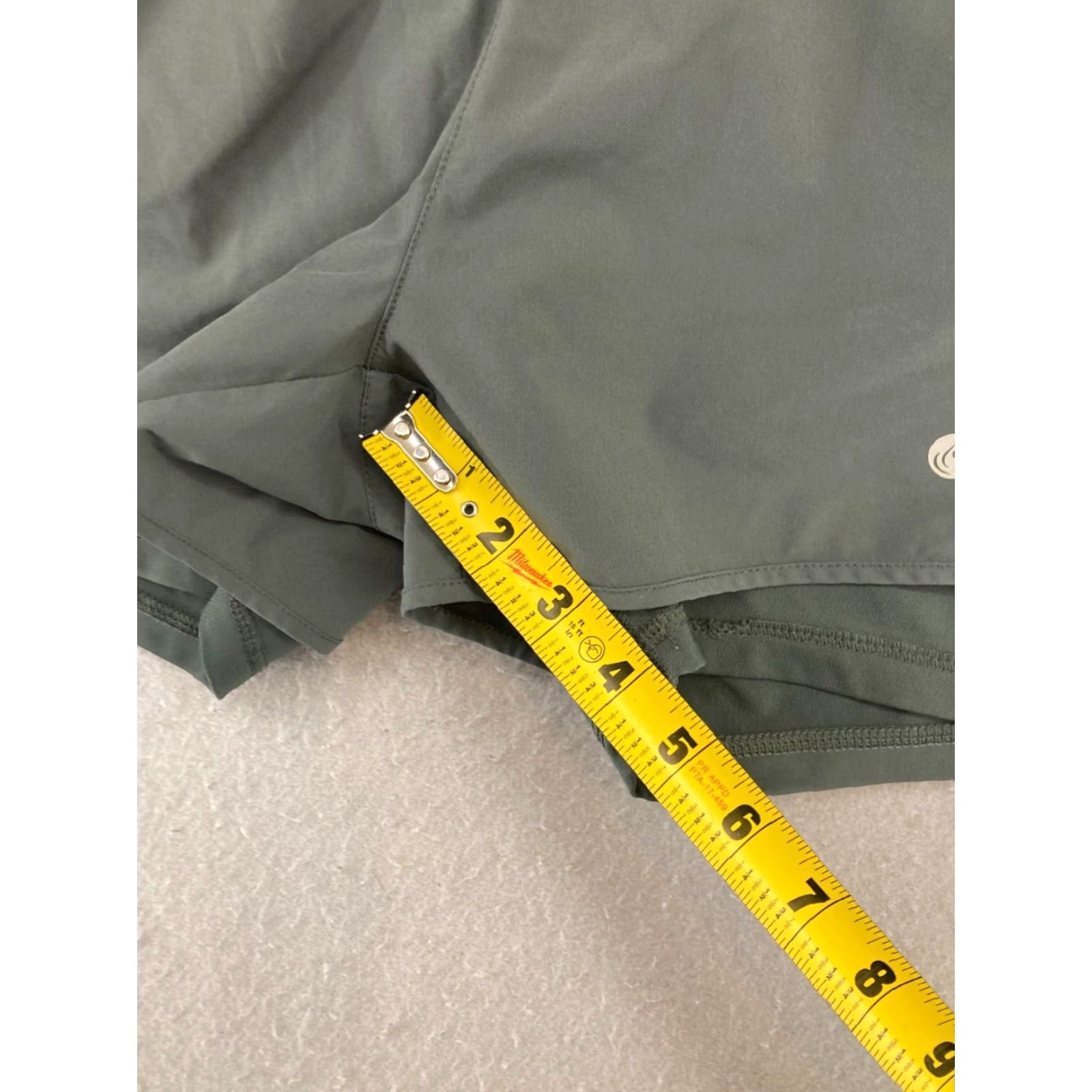 Vintage Apana Athletic Shorts Women Small Gray Comfort Lined Polyester Blend Gym & Training Athletic Size 28" / US 6 / IT 42 - 5 Thumbnail
