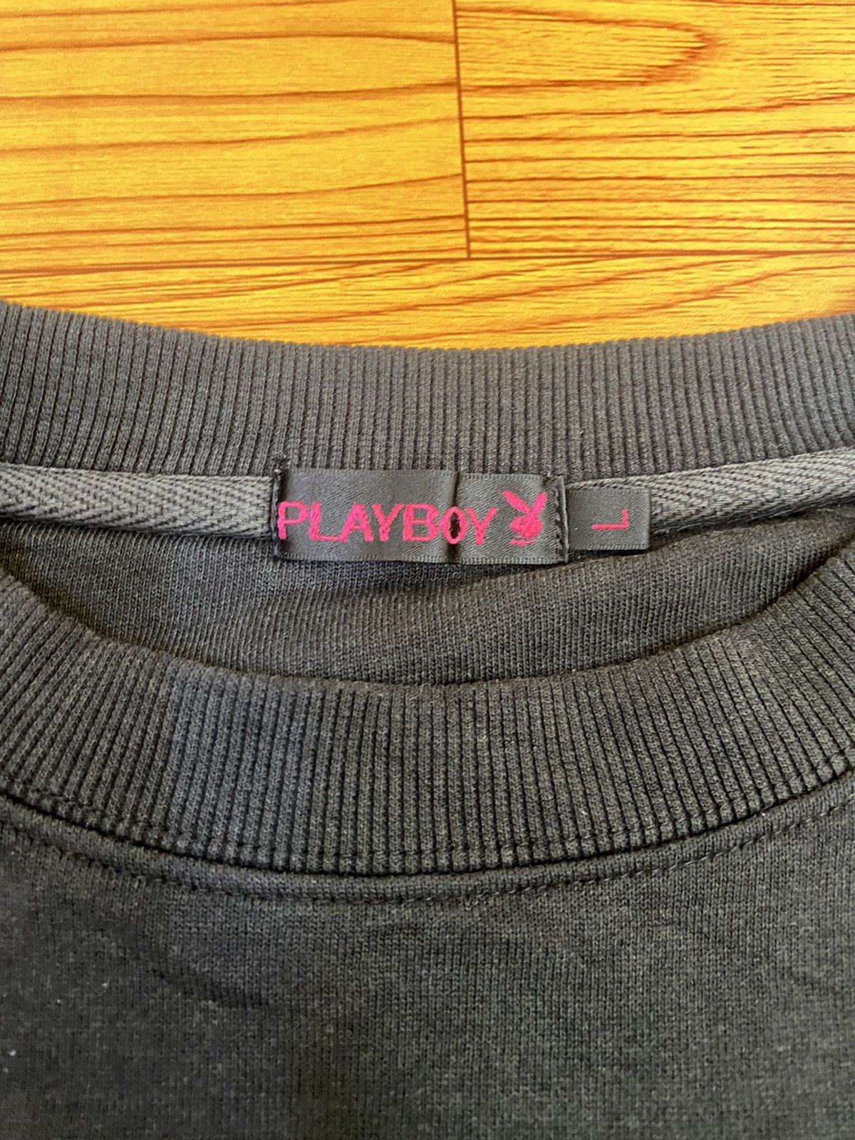Playboy × Vintage Vintage Playboy Back Logo Embroidery Sweatshirt Size US L / EU 52-54 / 3 - 4 Thumbnail