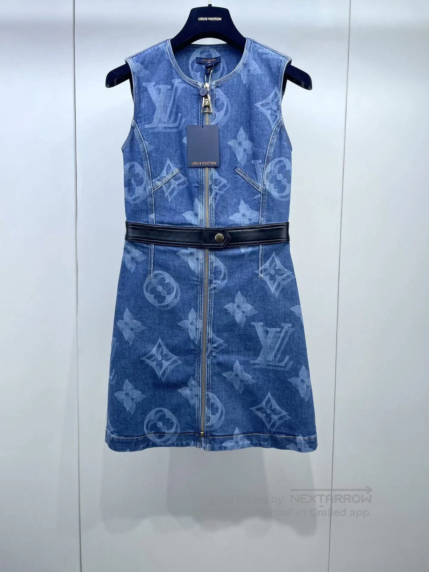Louis Vuitton Louis Vuitton Monogram Denim Dress. Size US 36 / EU 52 - 1 Thumbnail