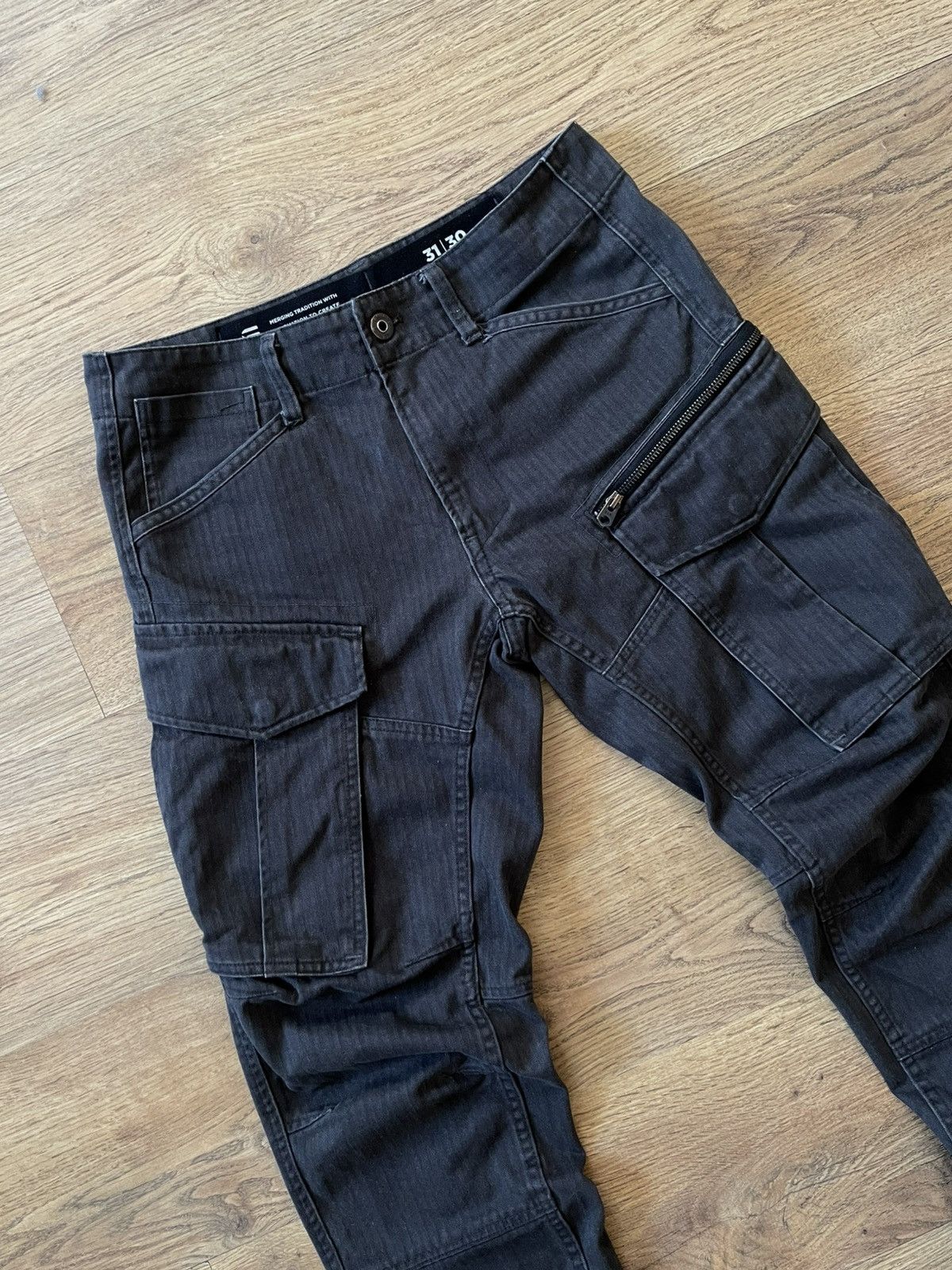 G-Star G-Star Rovic Zip 3D Regular Tapered Slim Cargo Pants Size US 31 - 2 Thumbnail