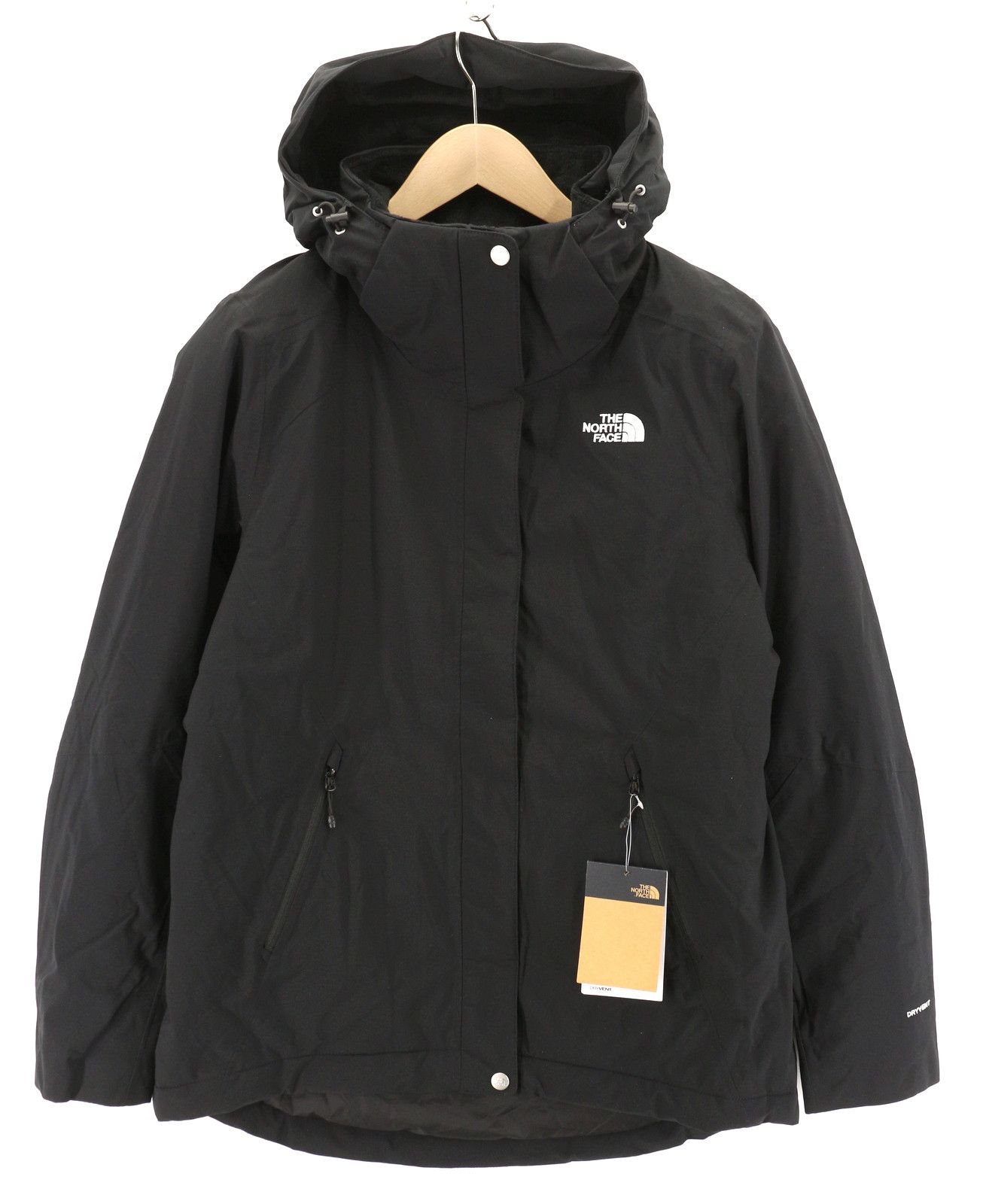 The North Face INLUX L Dryvent Hooded Windproof Black Jacket 79684 Size L / US 10 / IT 46 - 1 Thumbnail