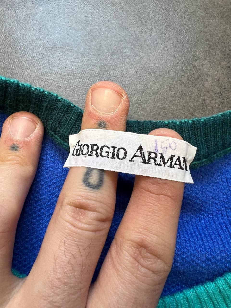 Giorgio Armani Archive 80s Armani cashmere wool blend sweater Size US M / EU 48-50 / 2 - 4 Thumbnail