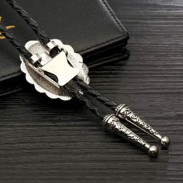 Cowboy Equipment Natsumi x Yuk Vintage Turquoise Leaf Pendant Bolo Tie Size ONE SIZE - 7 Thumbnail