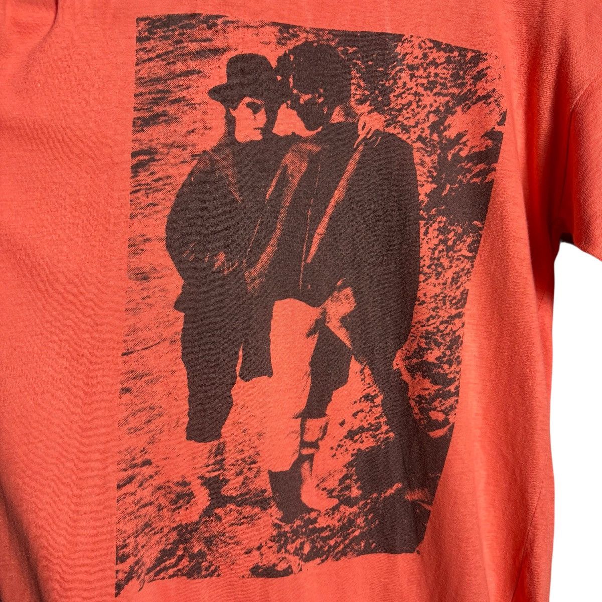 Vintage Vintage 80s Portrait Art Photo Graphic T-Shirt / Bruce Weber Size US M / EU 48-50 / 2 - 2 Thumbnail