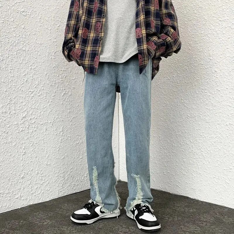 Japanese Brand Hip hop straight leg loose jeans Size US 32 / EU 48 - 1 Thumbnail