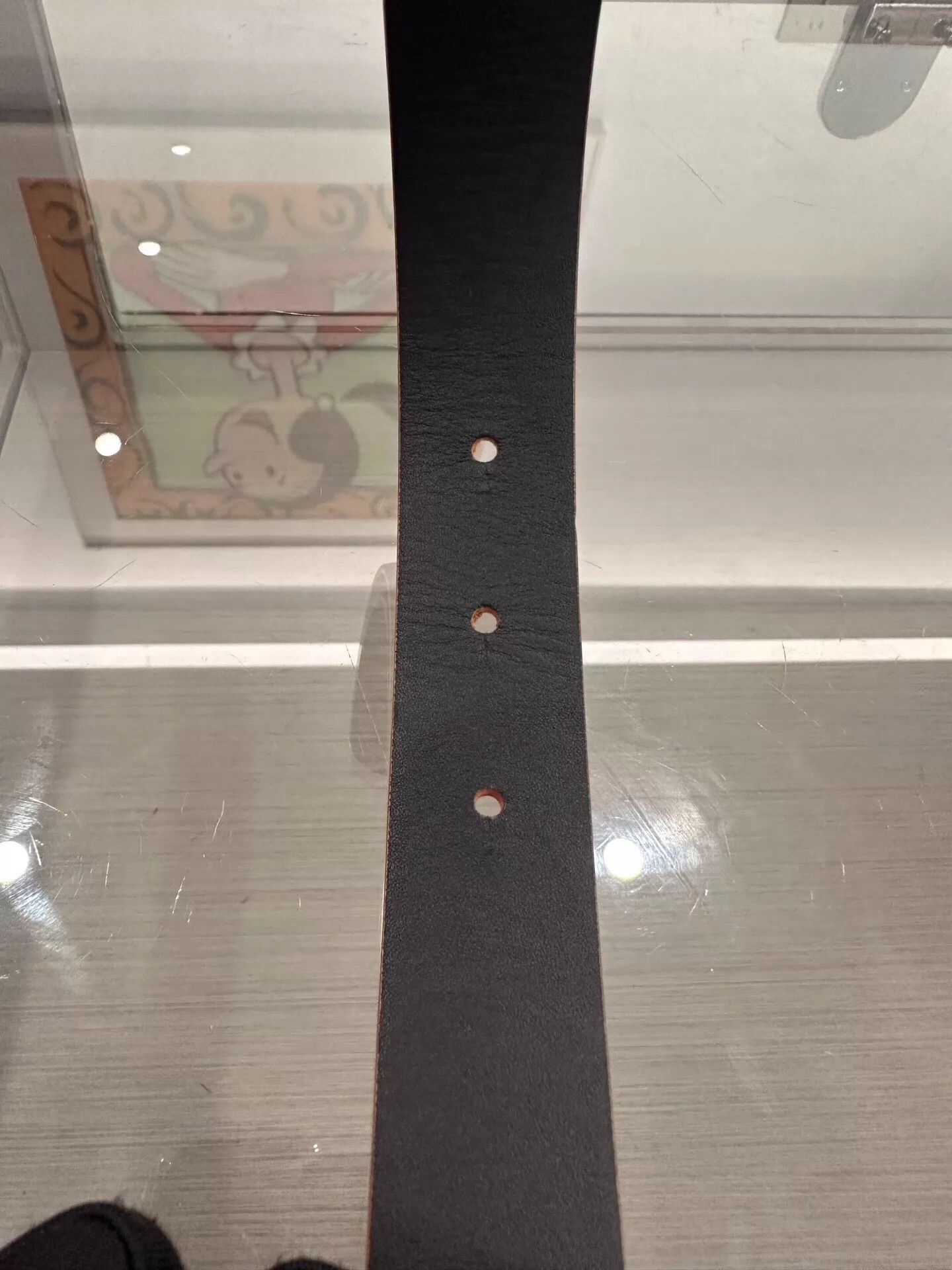 Chanel Chanel Orange Black CC 2.5cm Wide Belt 80cm Size ONE SIZE - 7 Thumbnail