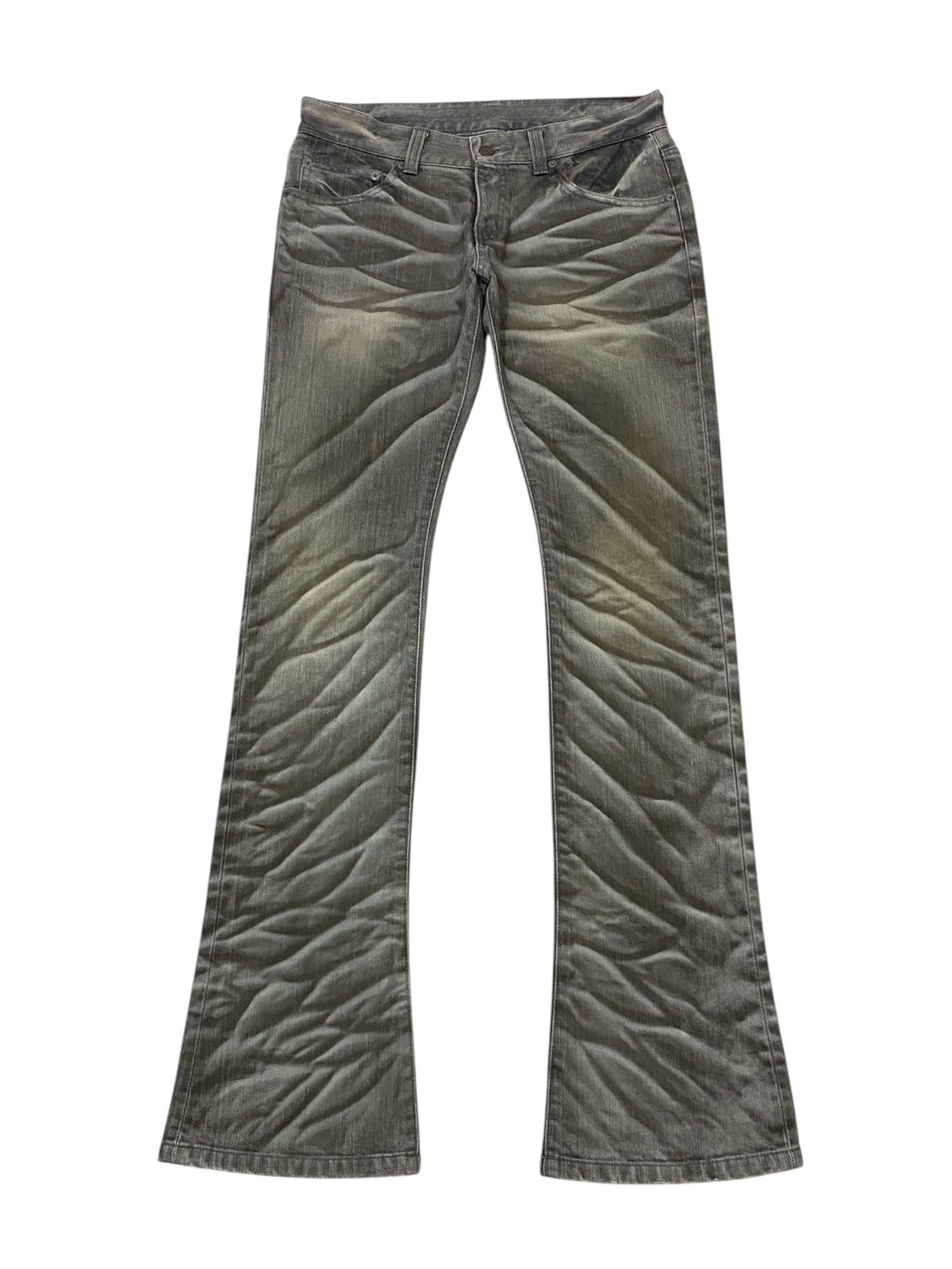 Tornado Mart 💃Tornado Mart Smokey Bootcut Denim Pants Size 30" / US 8 / IT 44 - 2 Thumbnail
