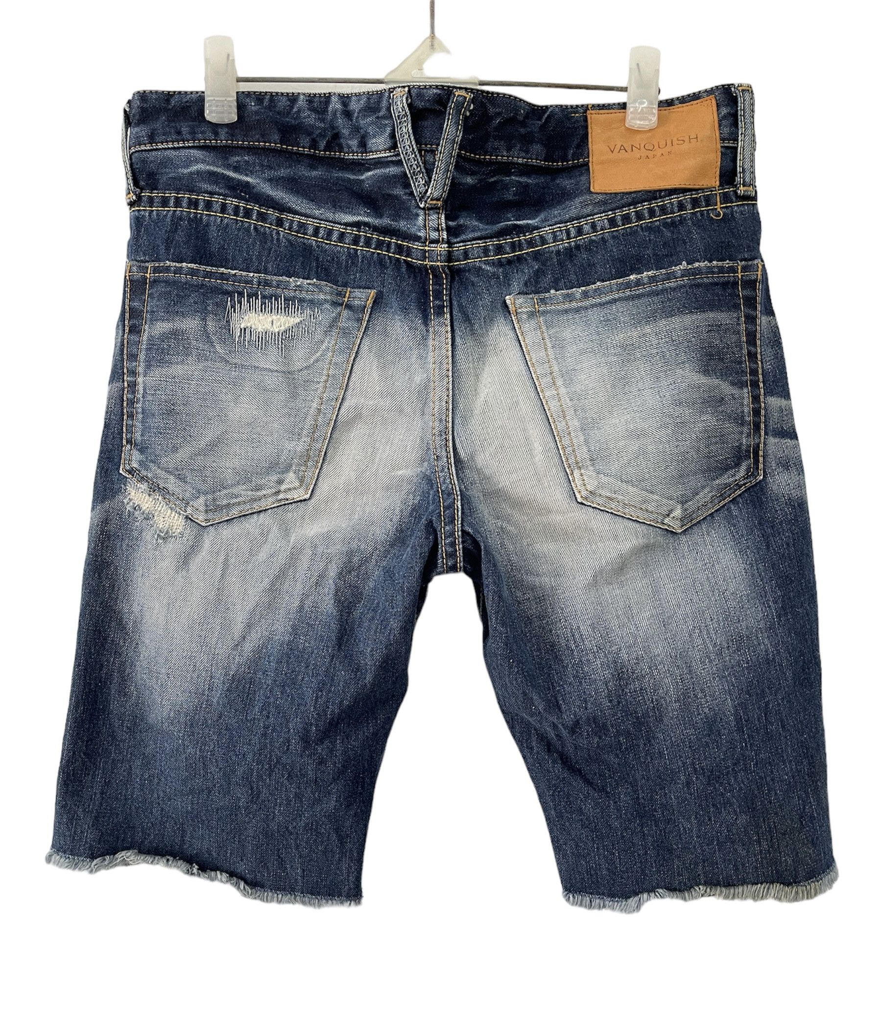 Vanquish Vanquish Japan Tokyo Denim Short Remake Size US 30 / EU 46 - 2 Thumbnail