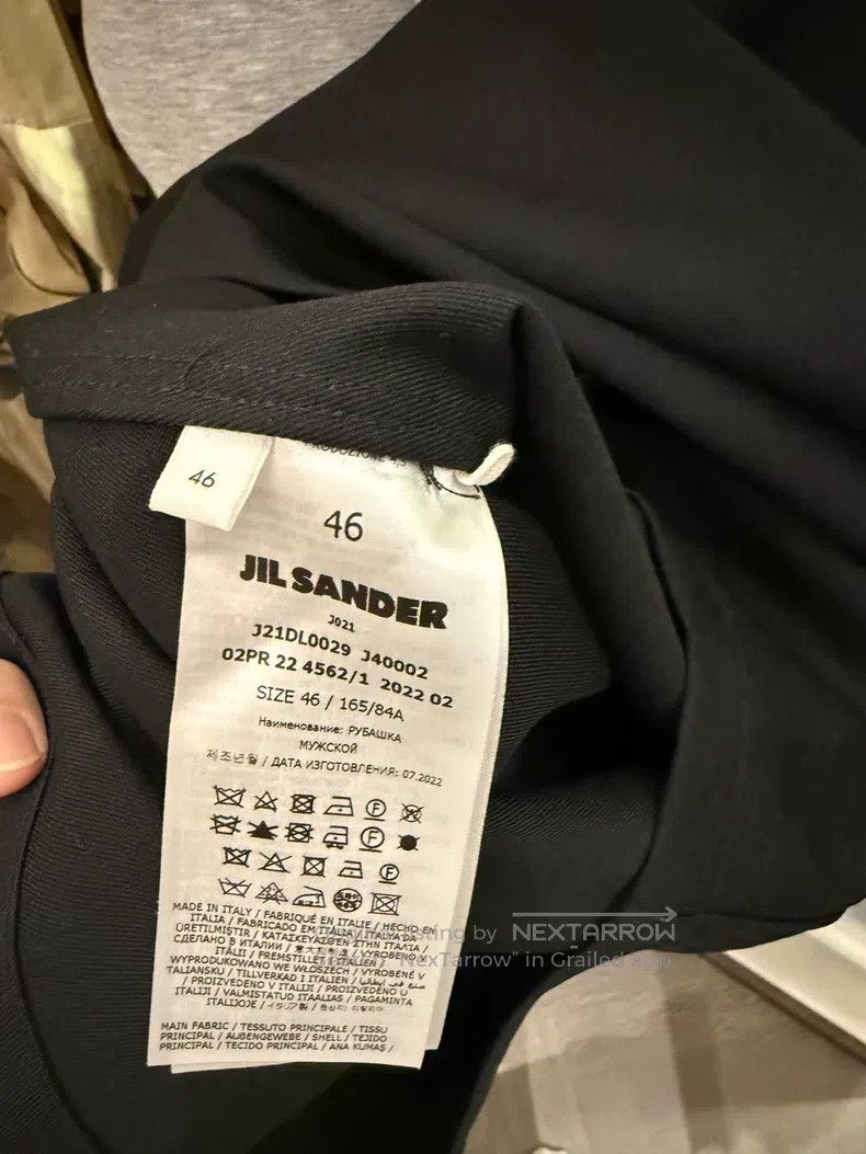 Jil Sander Jil Sander size 46 Black Long Sleeve Shirt Size M / US 6-8 / IT 42-44 - 4 Thumbnail