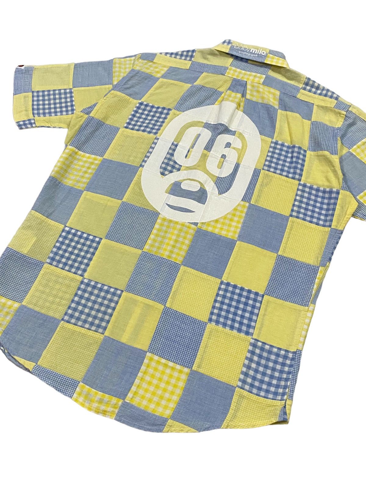 Bape × Nigo Baby Milo Pacthwork Button Up S/S Shirt Size US S / EU 44-46 / 1 - 24 Thumbnail