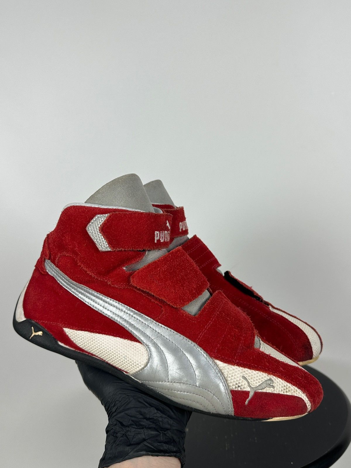 Puma Vintage Puma F1 Repli Cat Mid III SpeedCat Suede Sneakers