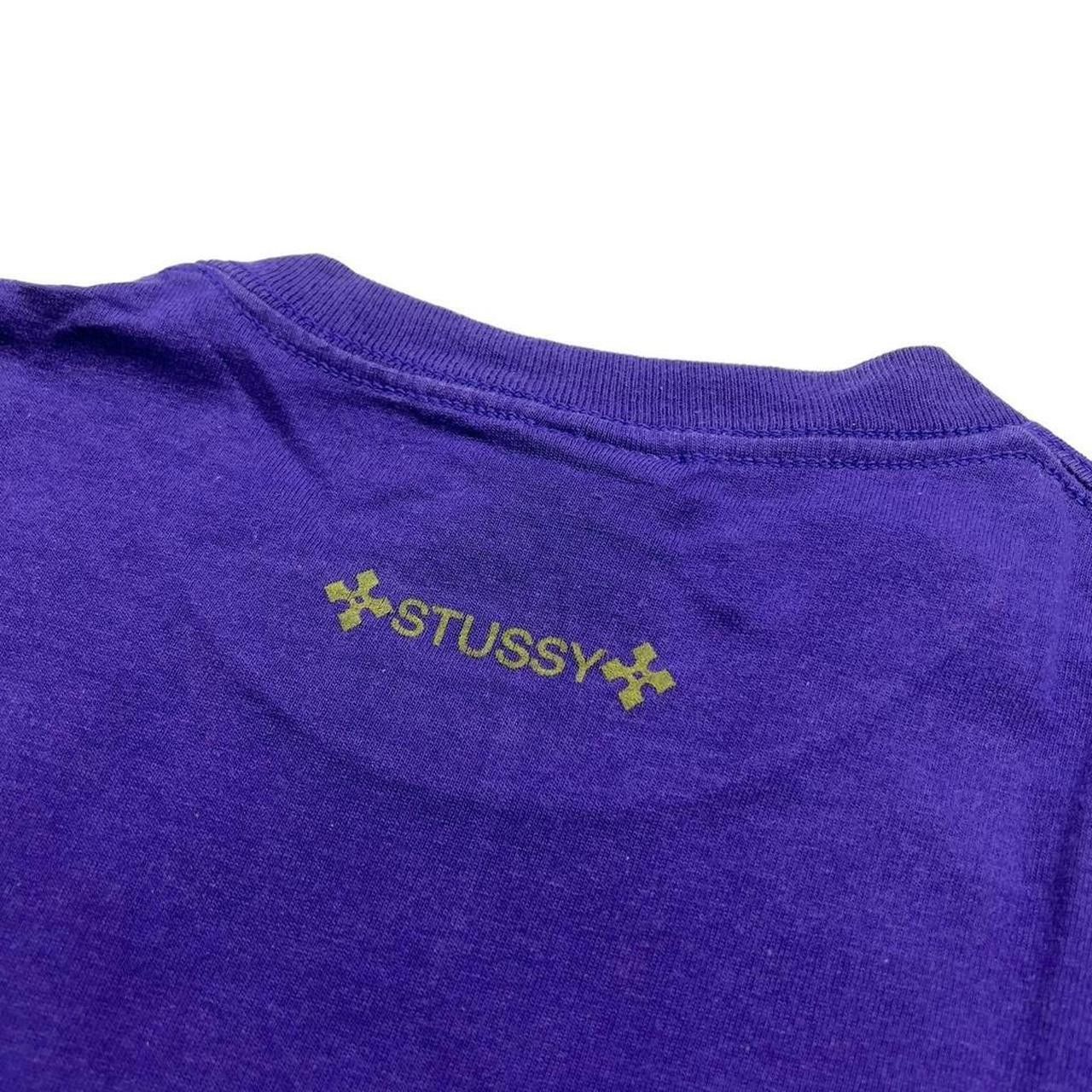 Stussy Vintage 90s Stussy Skater Monogram LV T-Shirt - Small Size US S / EU 44-46 / 1 - 4 Thumbnail