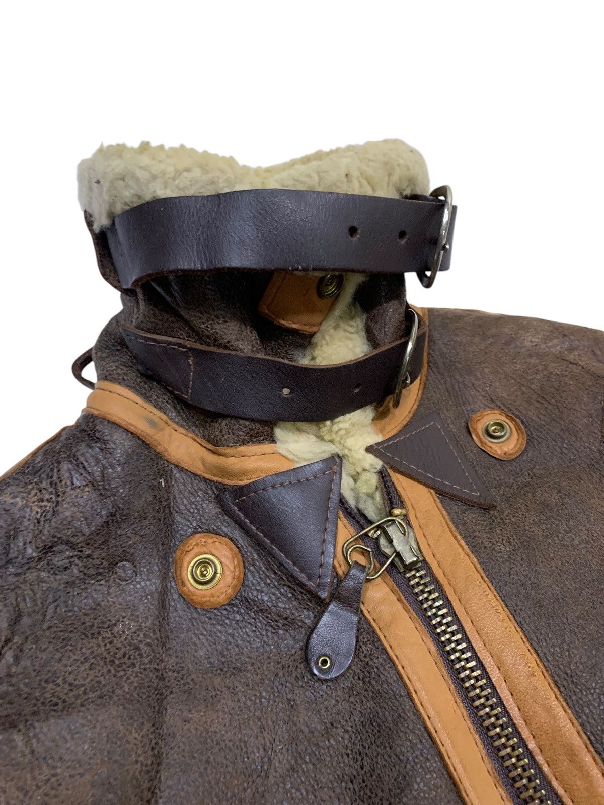 Schott 🔥RARE VTG SCHOTT BROS SHEEPSKINS LEATHER TYPE B3 Size US M / EU 48-50 / 2 - 9 Thumbnail
