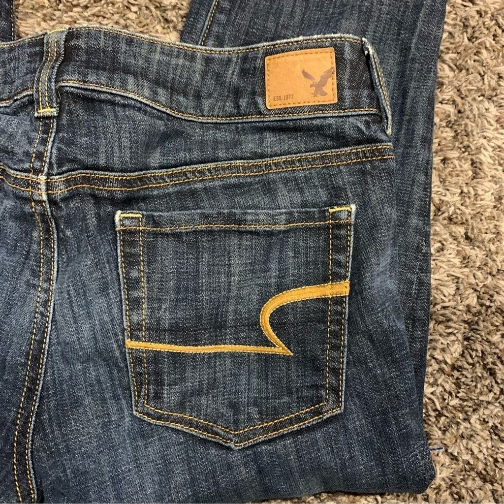 American Eagle Outfitters Women’s American Eagle Crop Jeans Size 30" / US 8 / IT 44 - 2 Thumbnail