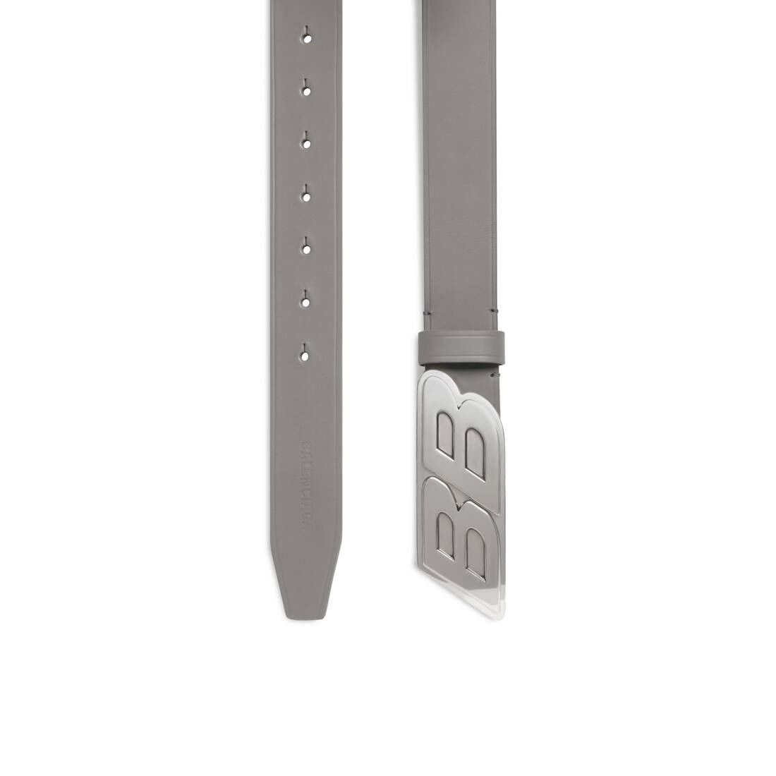 Balenciaga o1srvl11e0925 Size: 95 / Moto Logo Belt in Dark Grey Size 38 - 1 Thumbnail